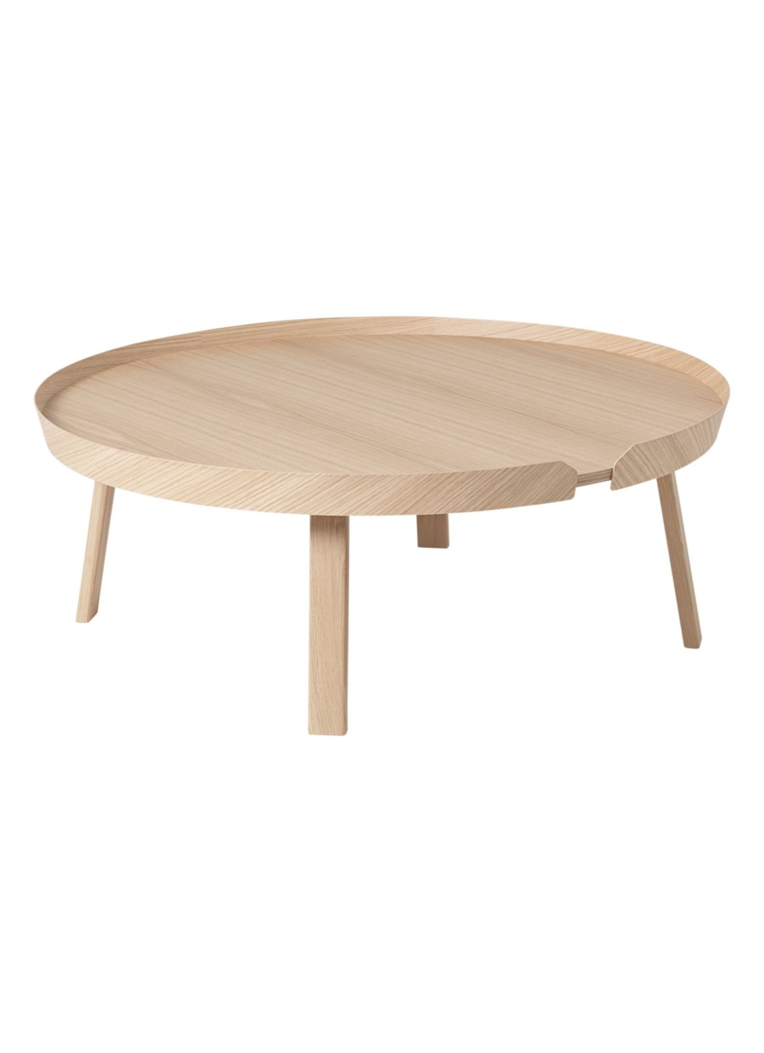 Muuto Around Coffee salontafel XL  - voorkant bruin