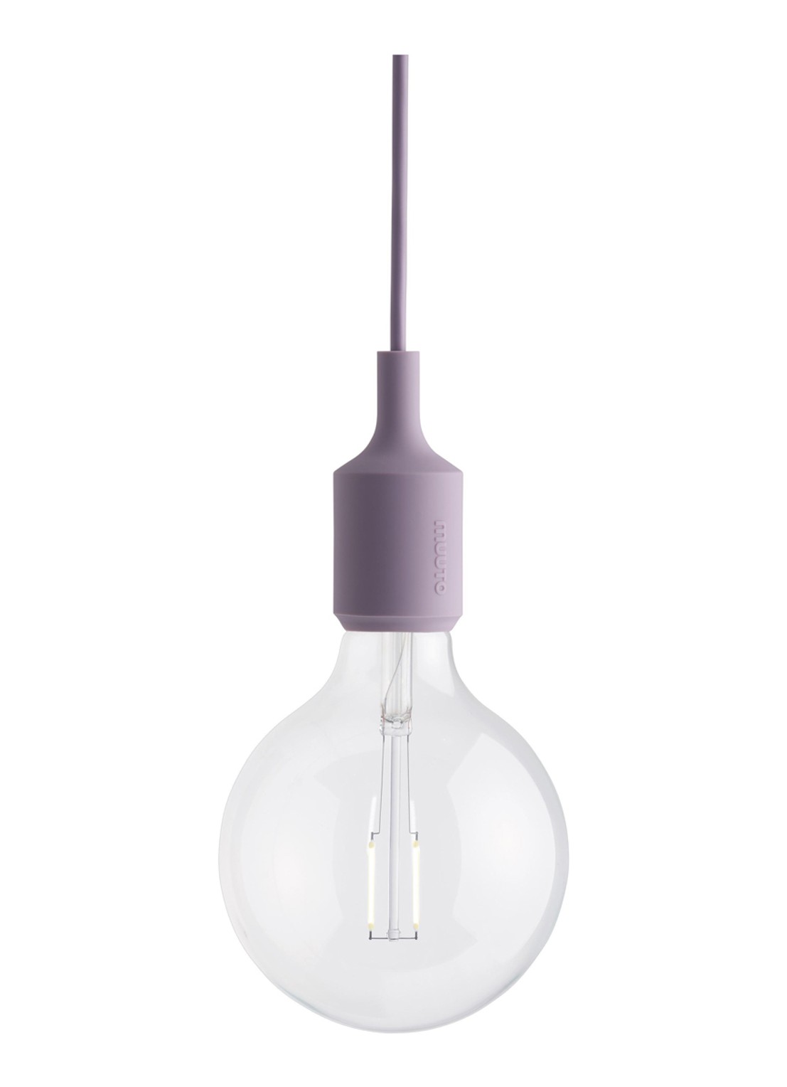 Muuto E27 hanglamp LED 23 cm - voorkant paars