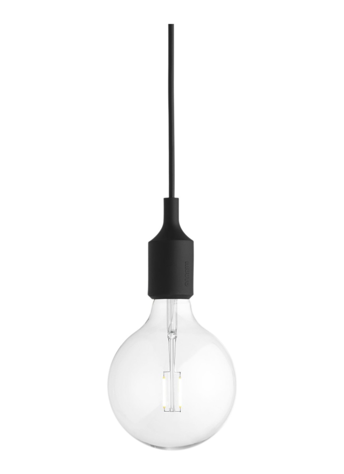 Muuto E27 hanglamp LED - voorkant zwart