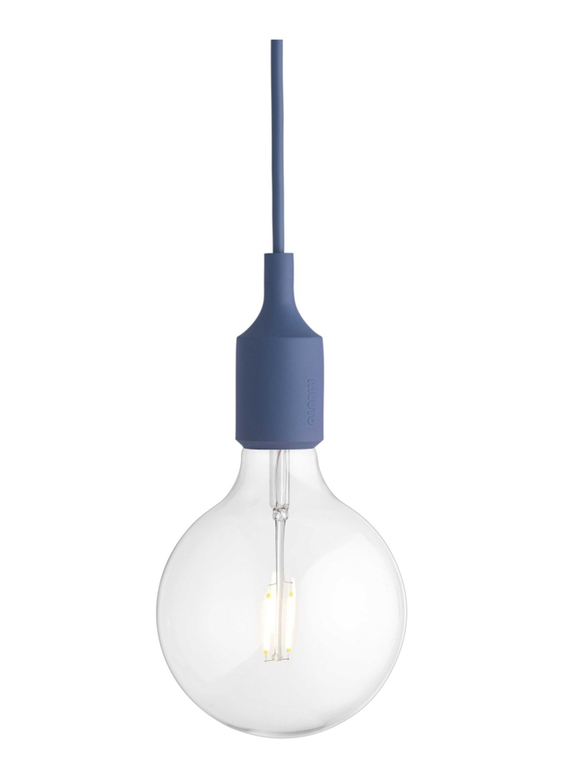 Muuto E27 hanglamp LED - voorkant blauw