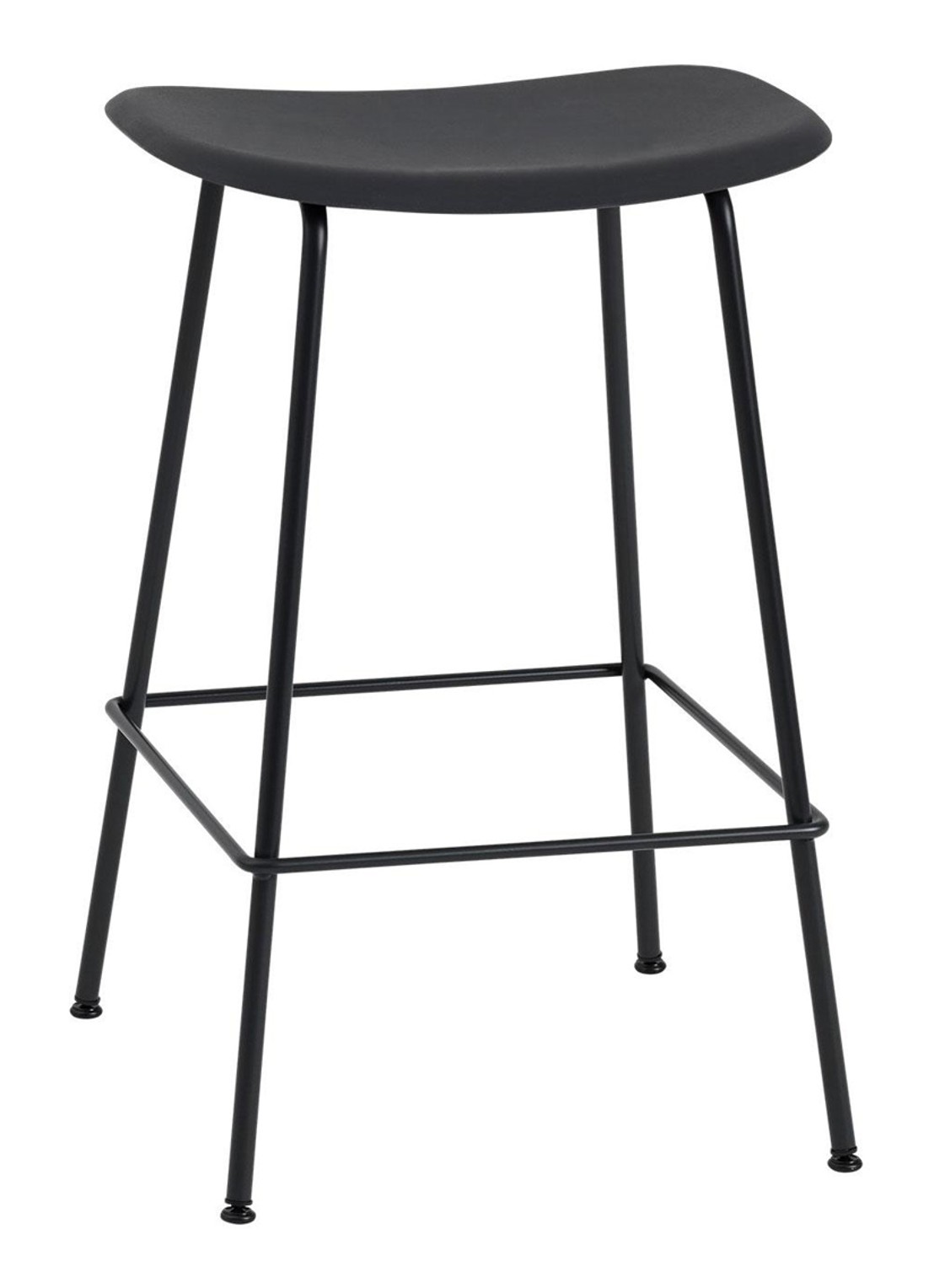 Muuto Fiber Counter kruk 66 cm - achterkant 4 zwart