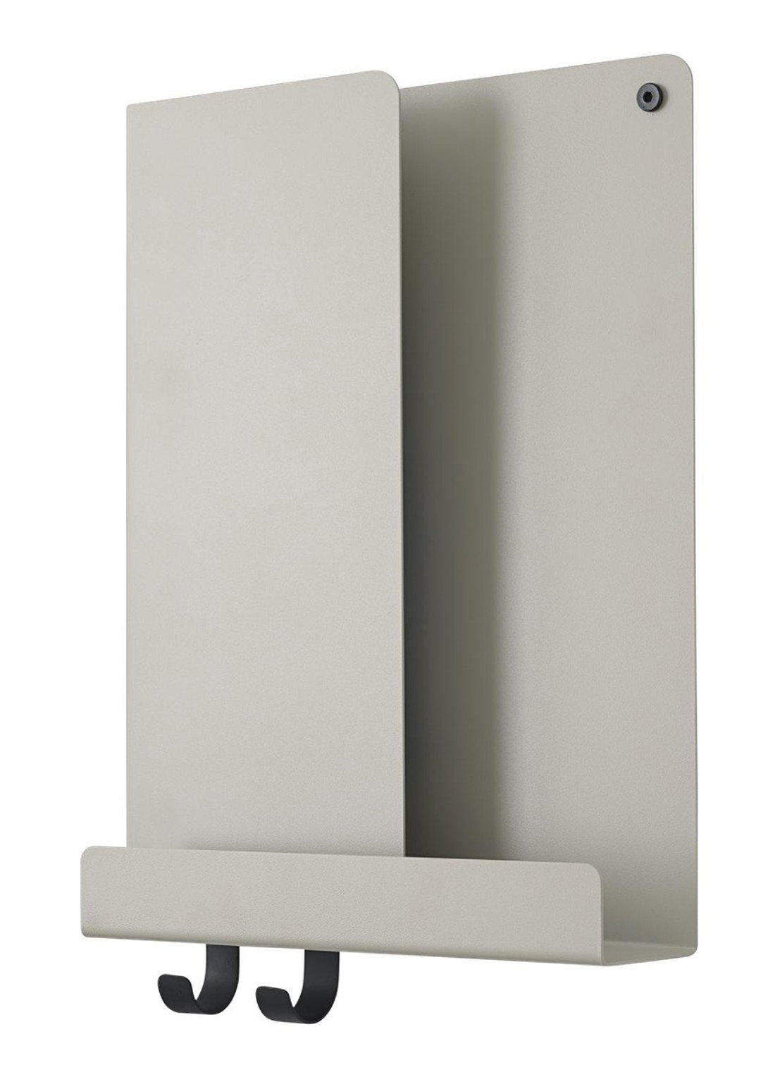 Muuto Folded wandplank 29 cm - voorkant grijs