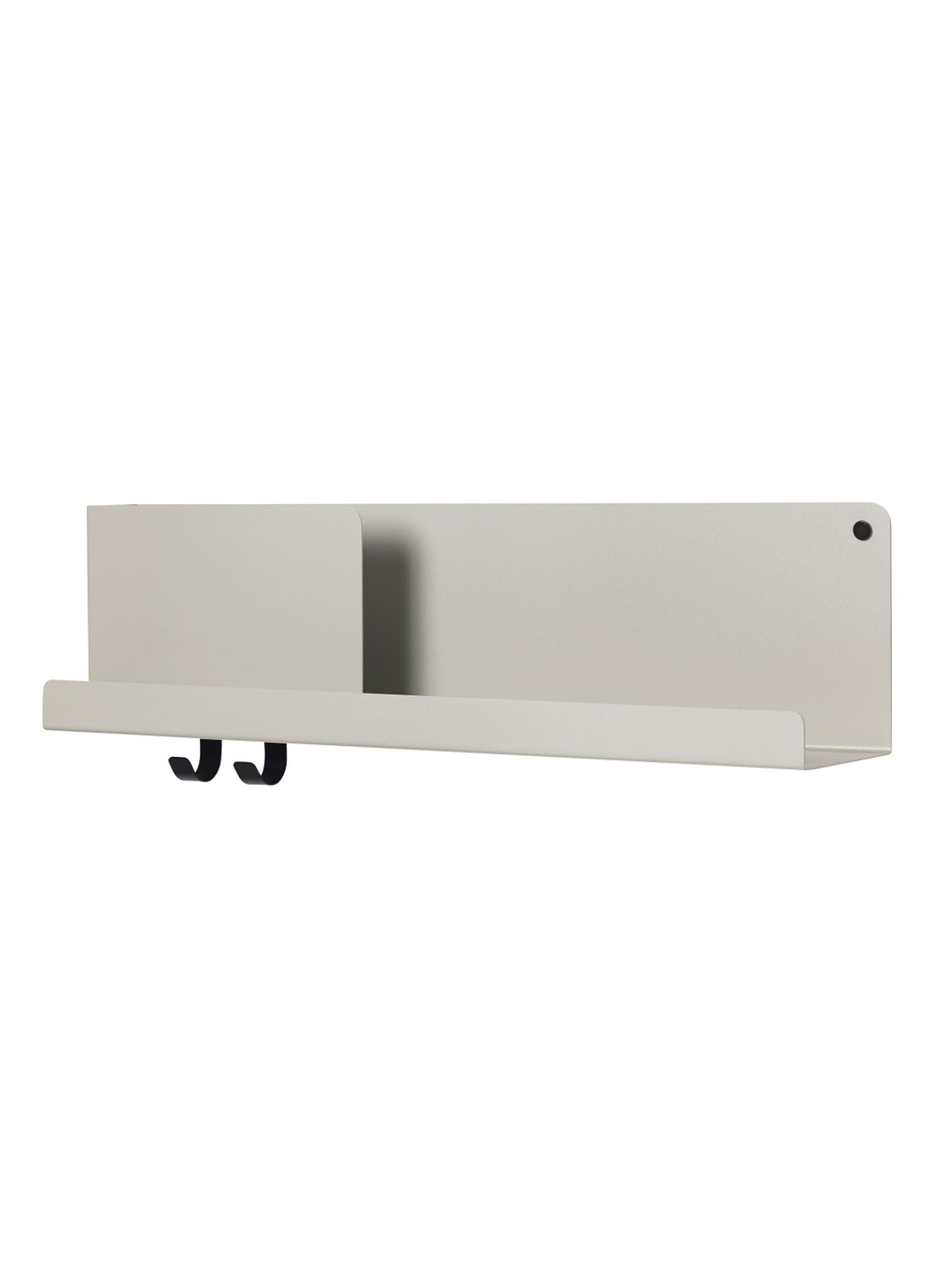 Muuto Folded wandplank medium  - voorkant grijs