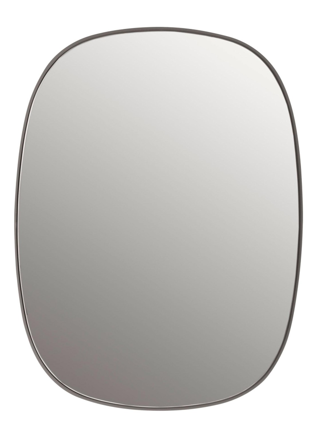 Muuto Framed spiegel small  - voorkant grijs