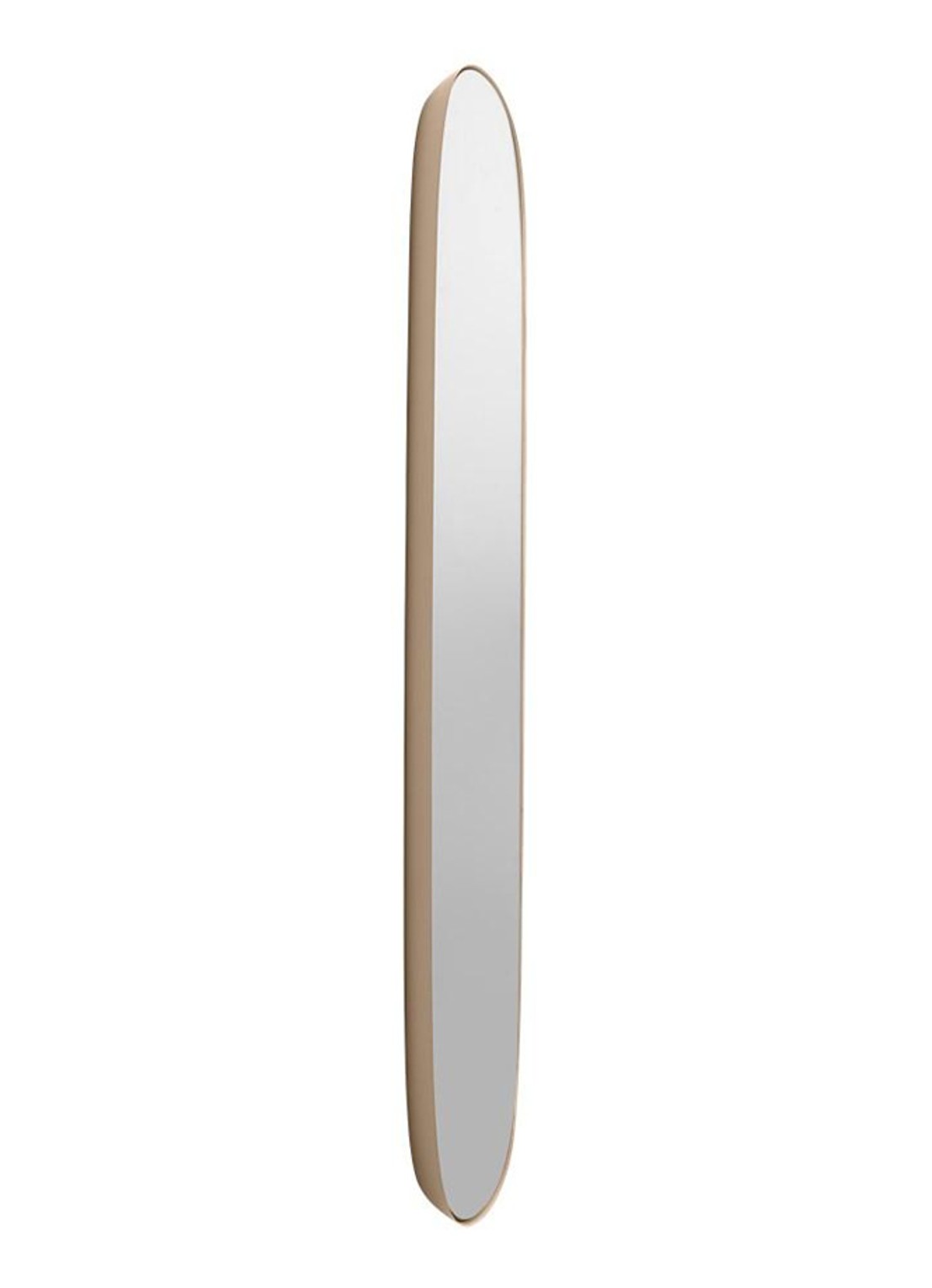 Muuto Framed wandspiegel 111,8 x 44,5 cm - achterkant lichtbruin