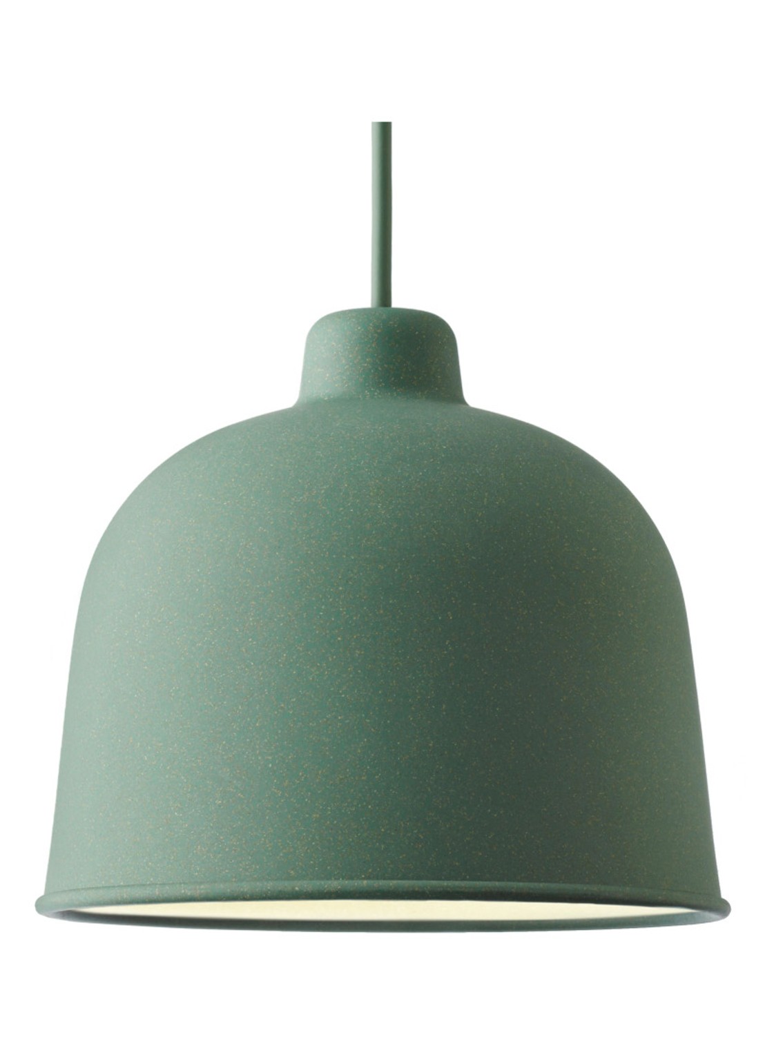 Muuto Grain hanglamp LED Ø 21 cm - voorkant groen