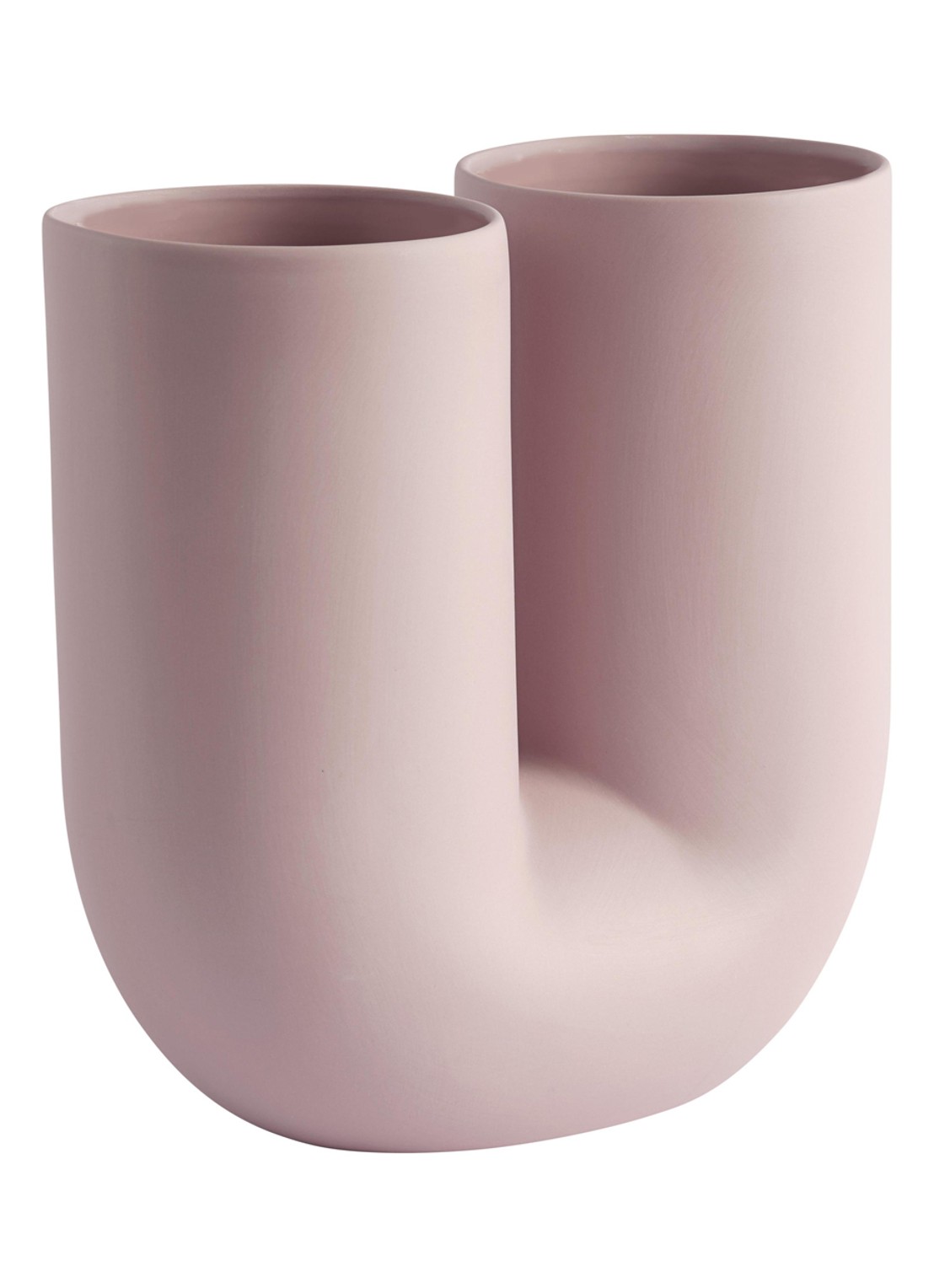 Muuto Kink vaas 26,3 cm - voorkant oudroze