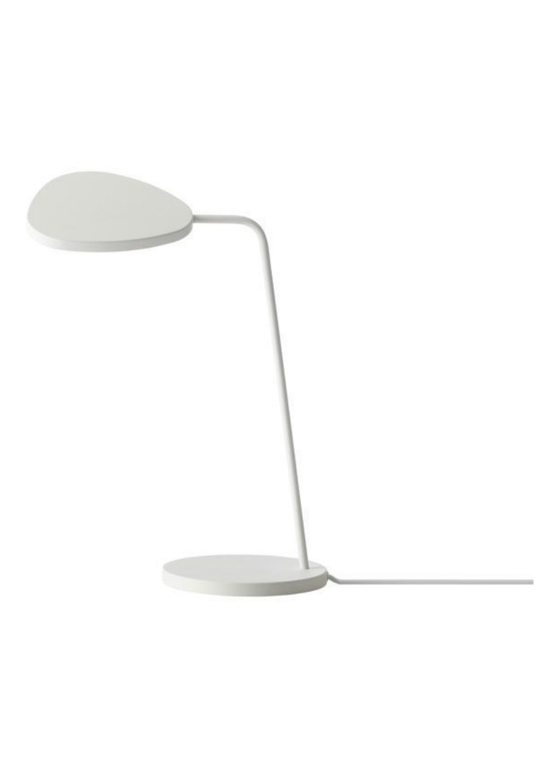 Muuto Leaf bureaulamp LED  - voorkant wit