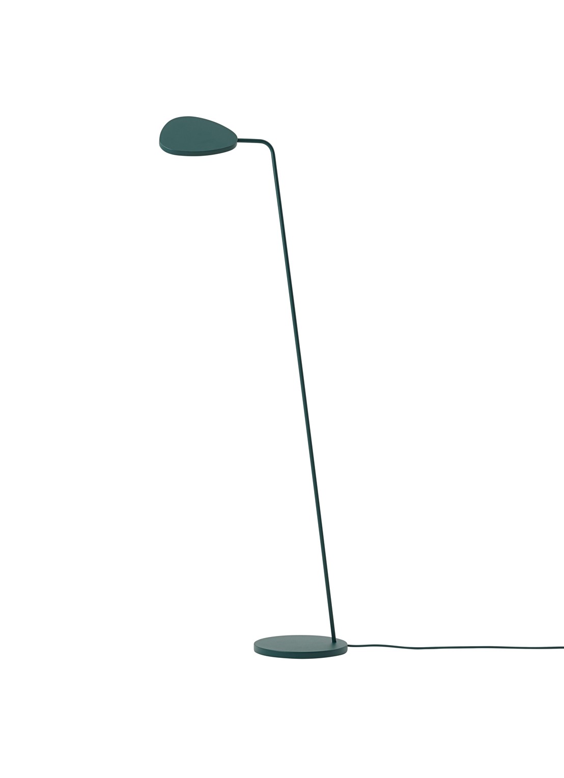 Muuto Leaf vloerlamp LED 118 cm - voorkant 2 groen