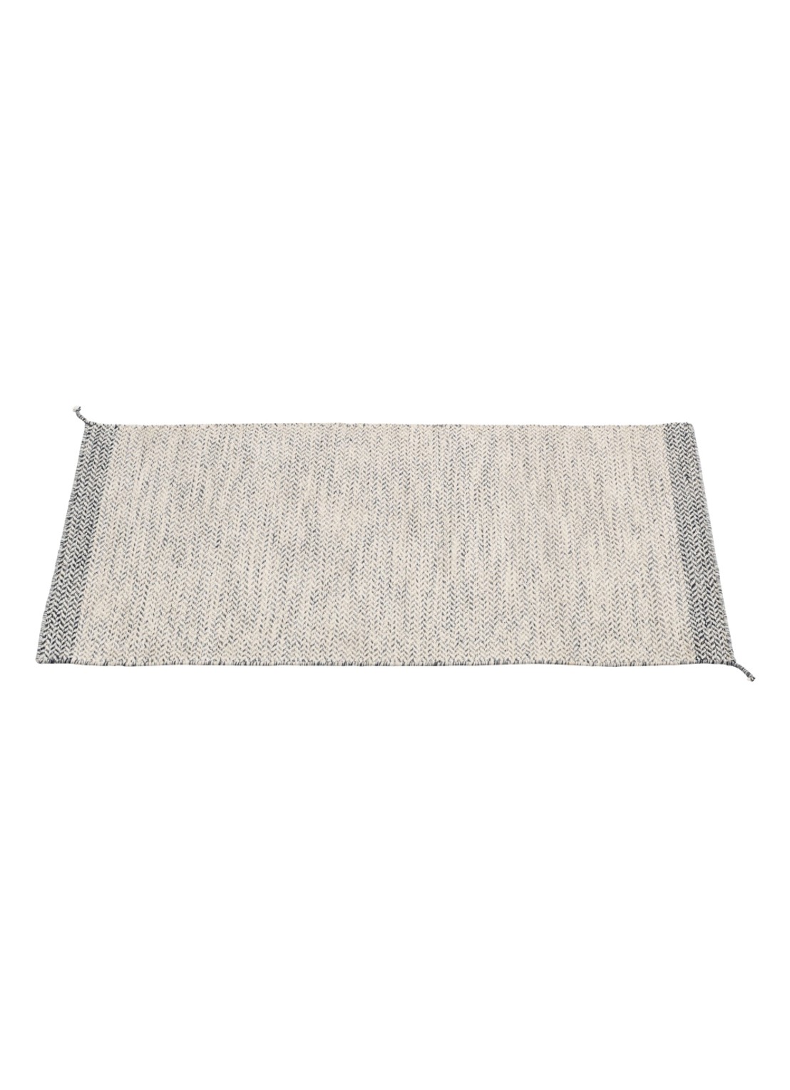 Muuto Ply vloerkleed 140 x 85 cm - voorkant grijs