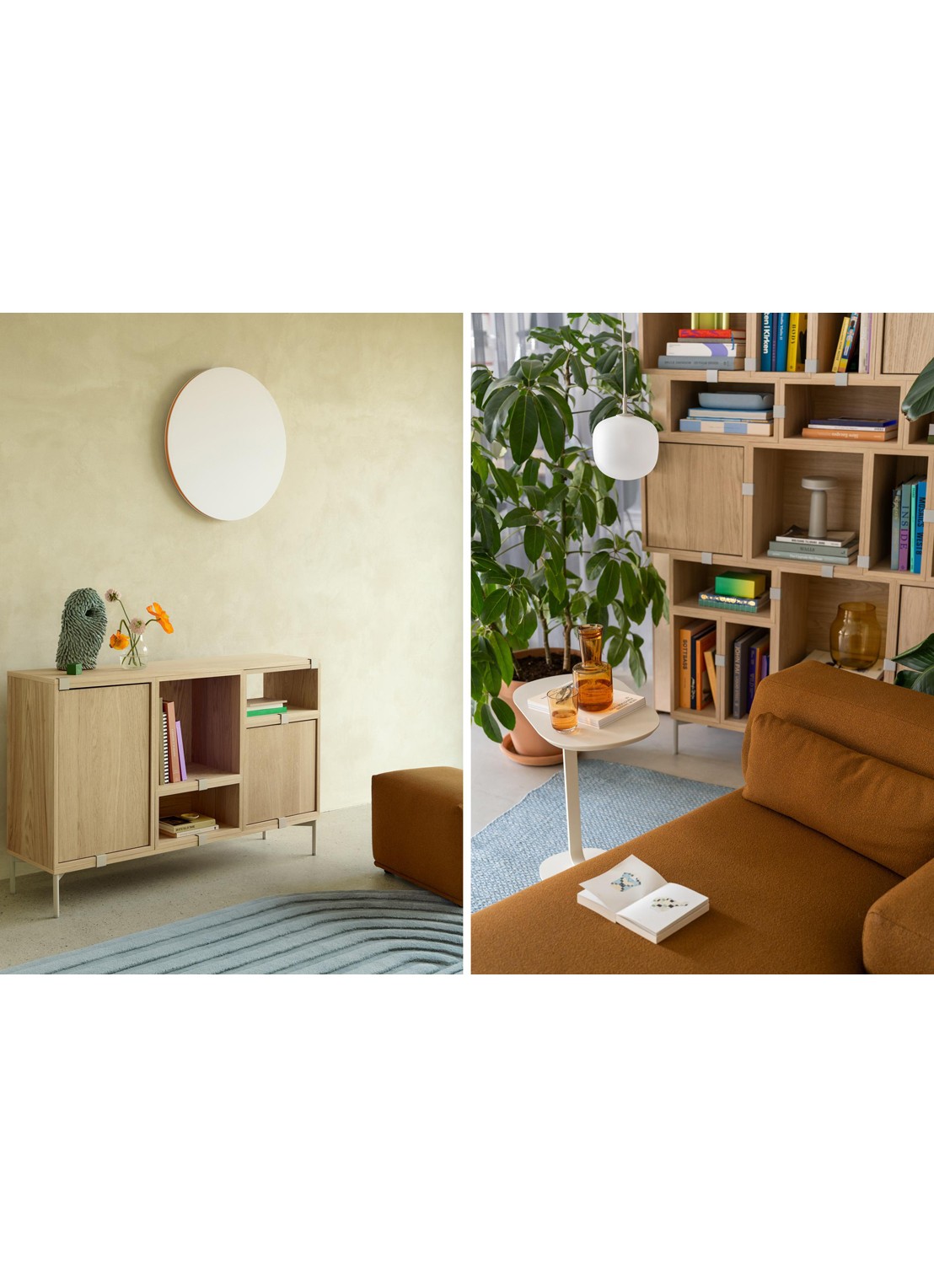 Muuto Relate bijzettafel 60,5 cm - achterkant 3 zwart