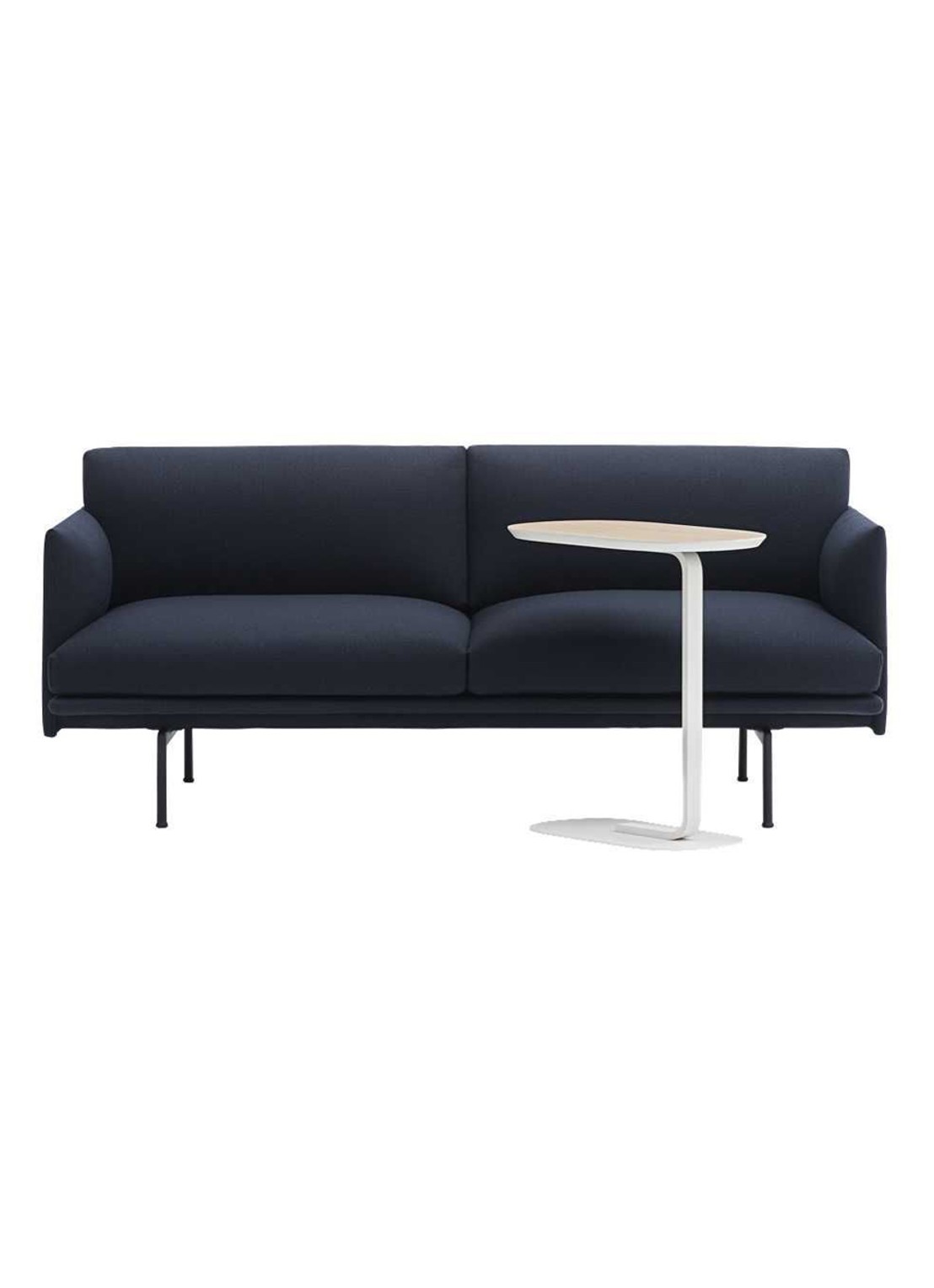 Muuto Relate bijzettafel 60,5 cm - detail 4 zwart
