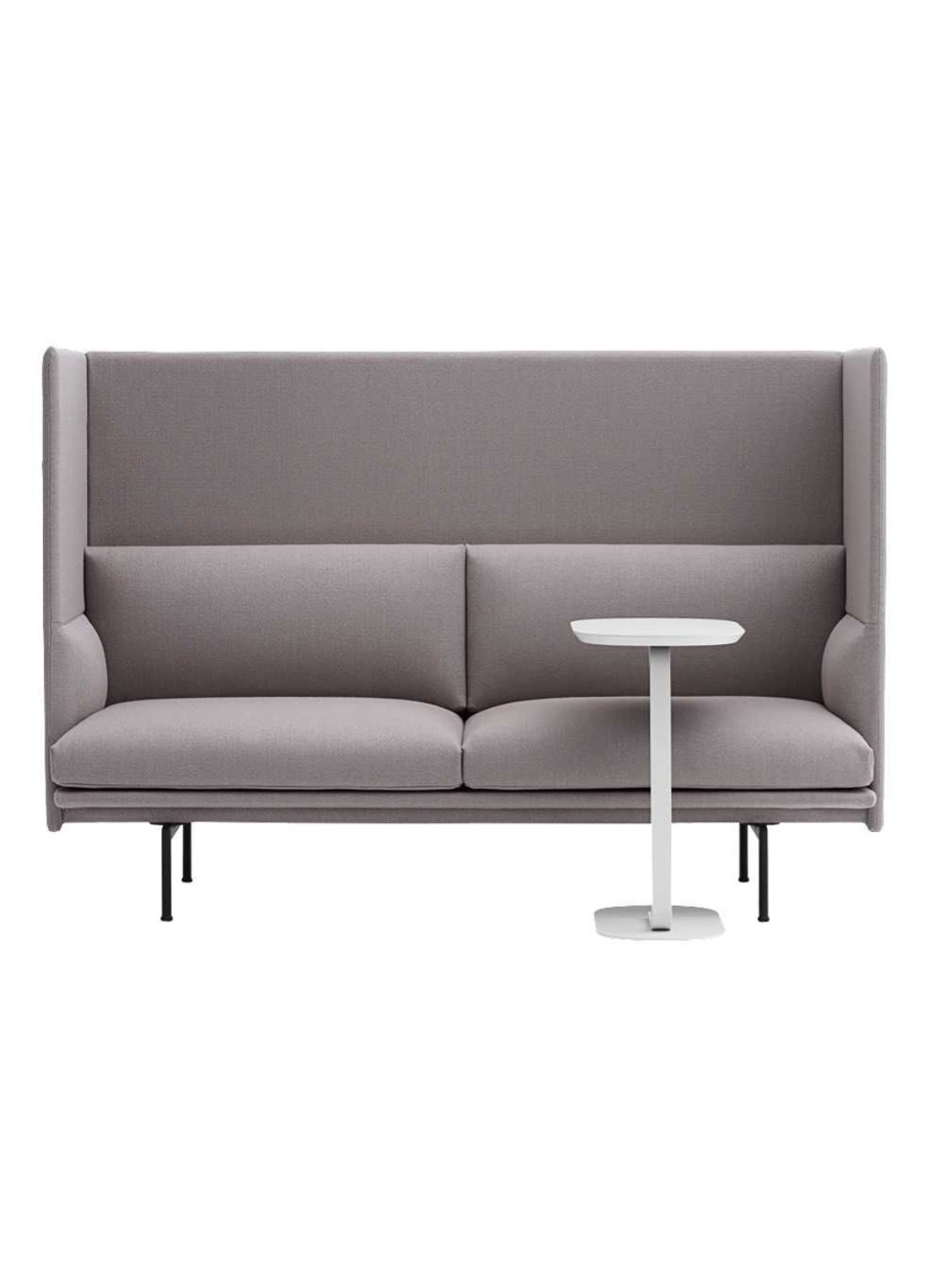 Muuto Relate bijzettafel 60,5 cm - detail 5 zwart