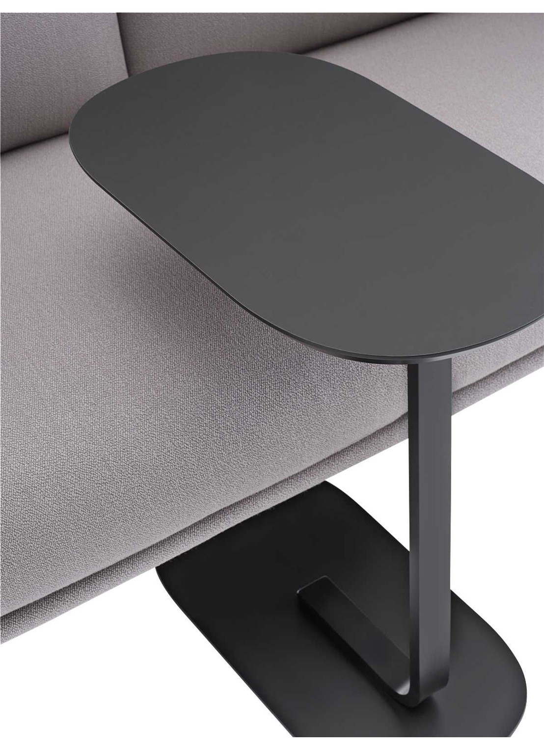 Muuto Relate bijzettafel 60,5 cm - detail 6 zwart