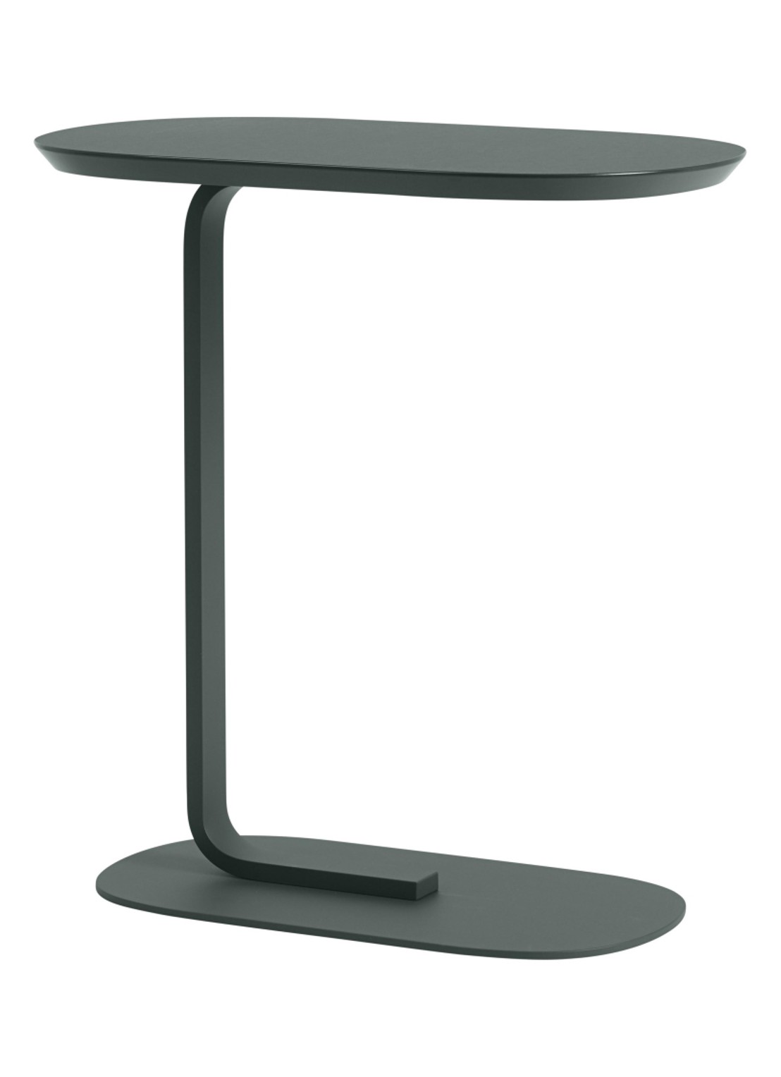 Muuto Relate Bijzettafel 60,5 cm - voorkant groen