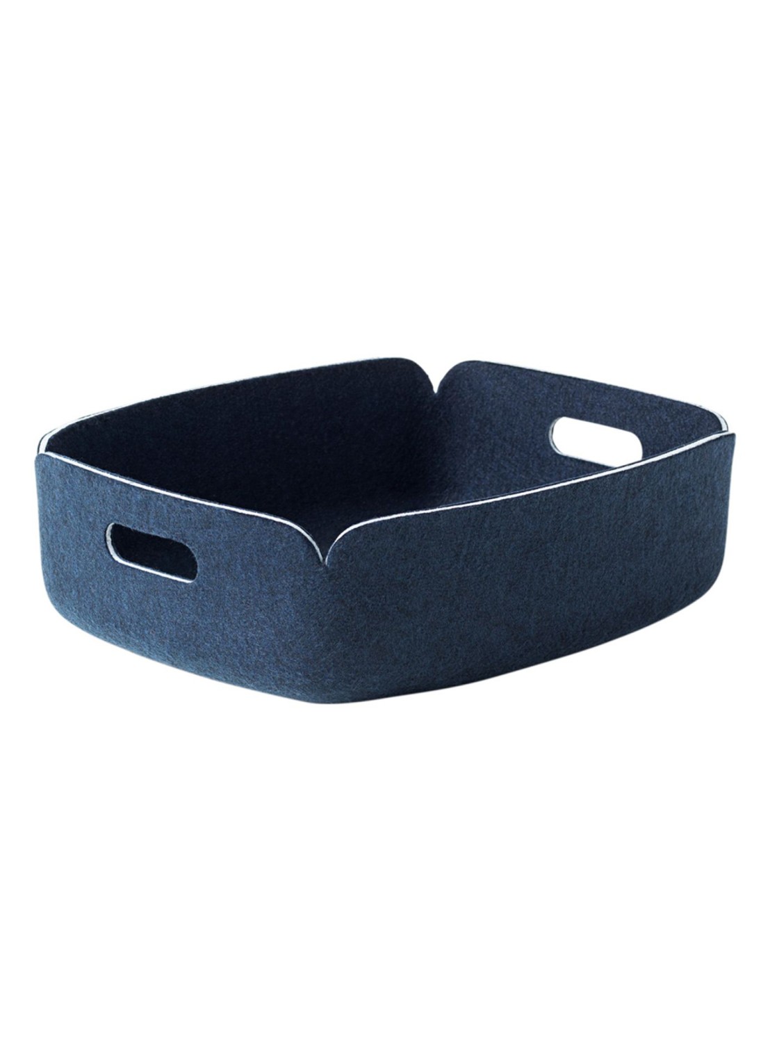Muuto Restore Tray opbergmand 32 x 12 cm  - voorkant blauw
