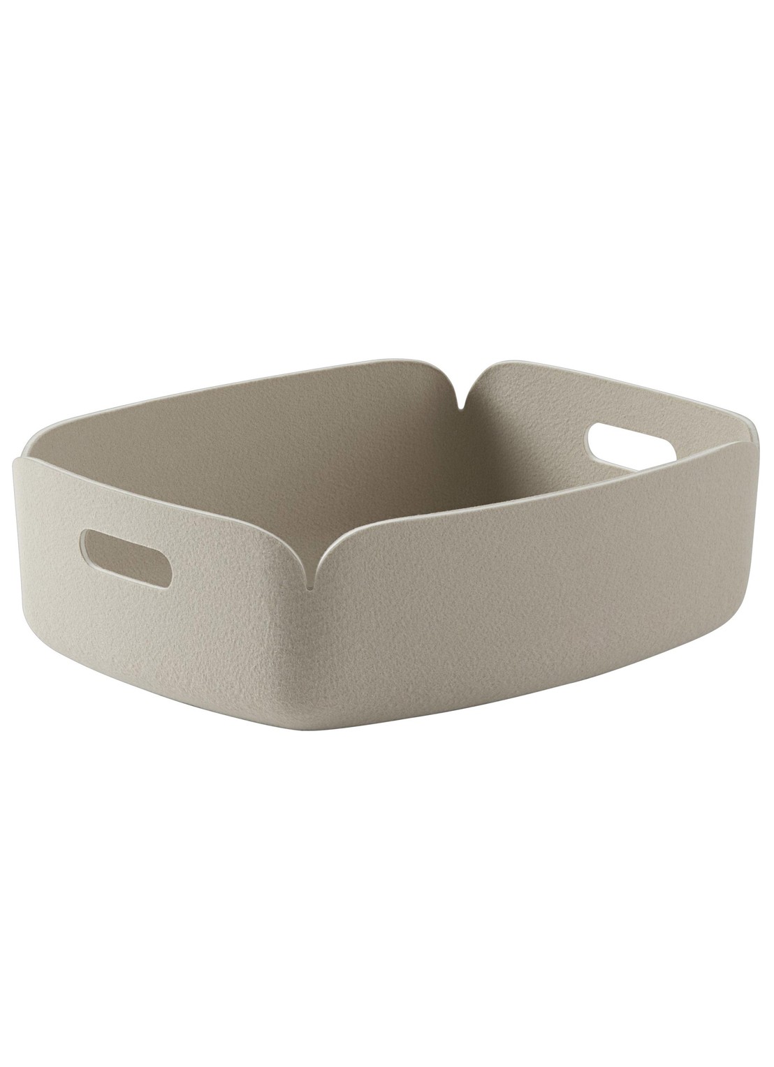 Muuto Restore Tray opbergmand 32 x 12 cm - voorkant beige