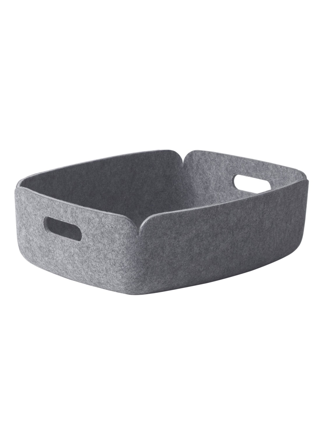 Muuto Restore Tray opbergmand 32 x 12 cm - voorkant grijs