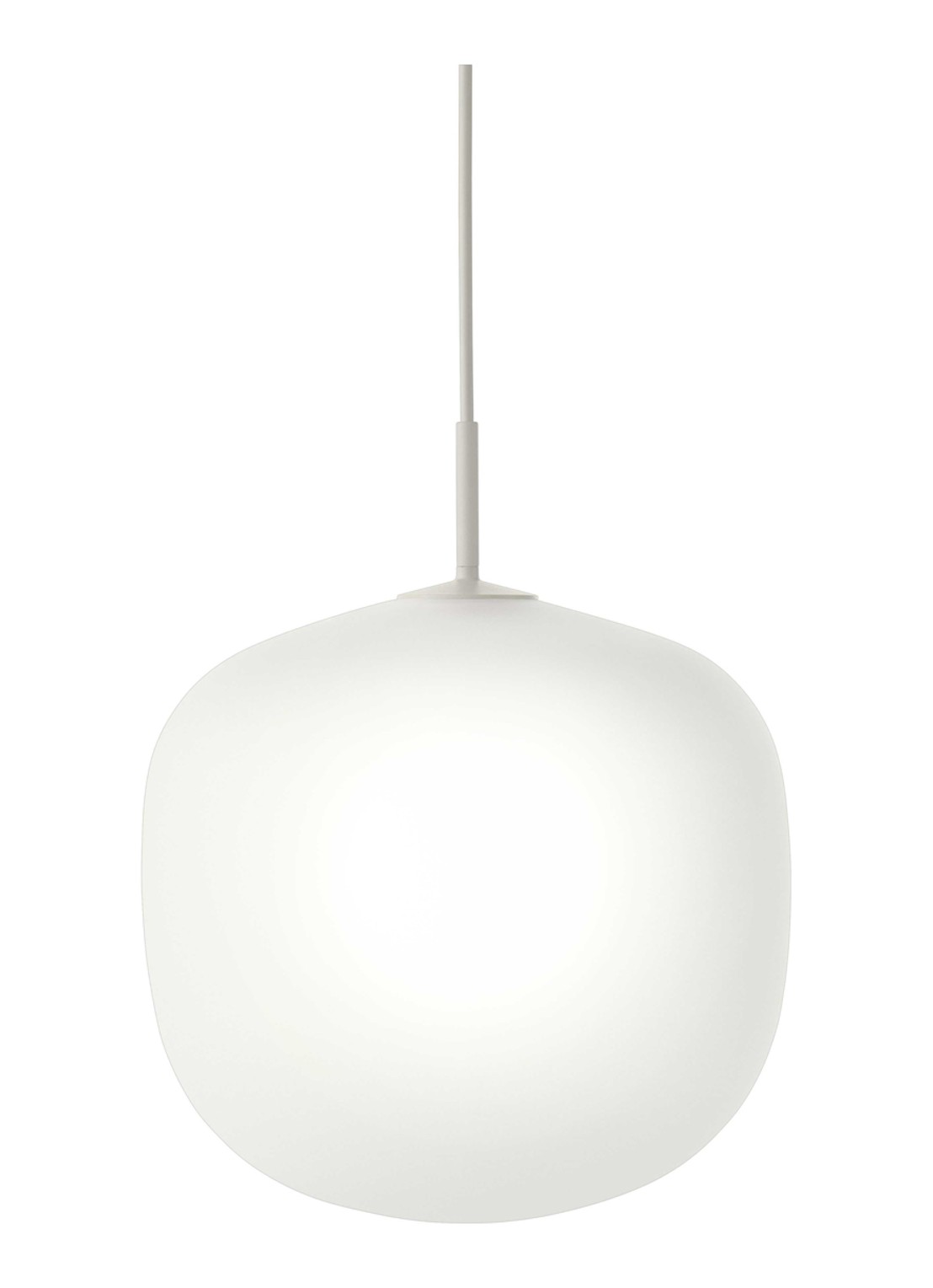 Muuto Rime hanglamp Ø37 cm - voorkant grijs