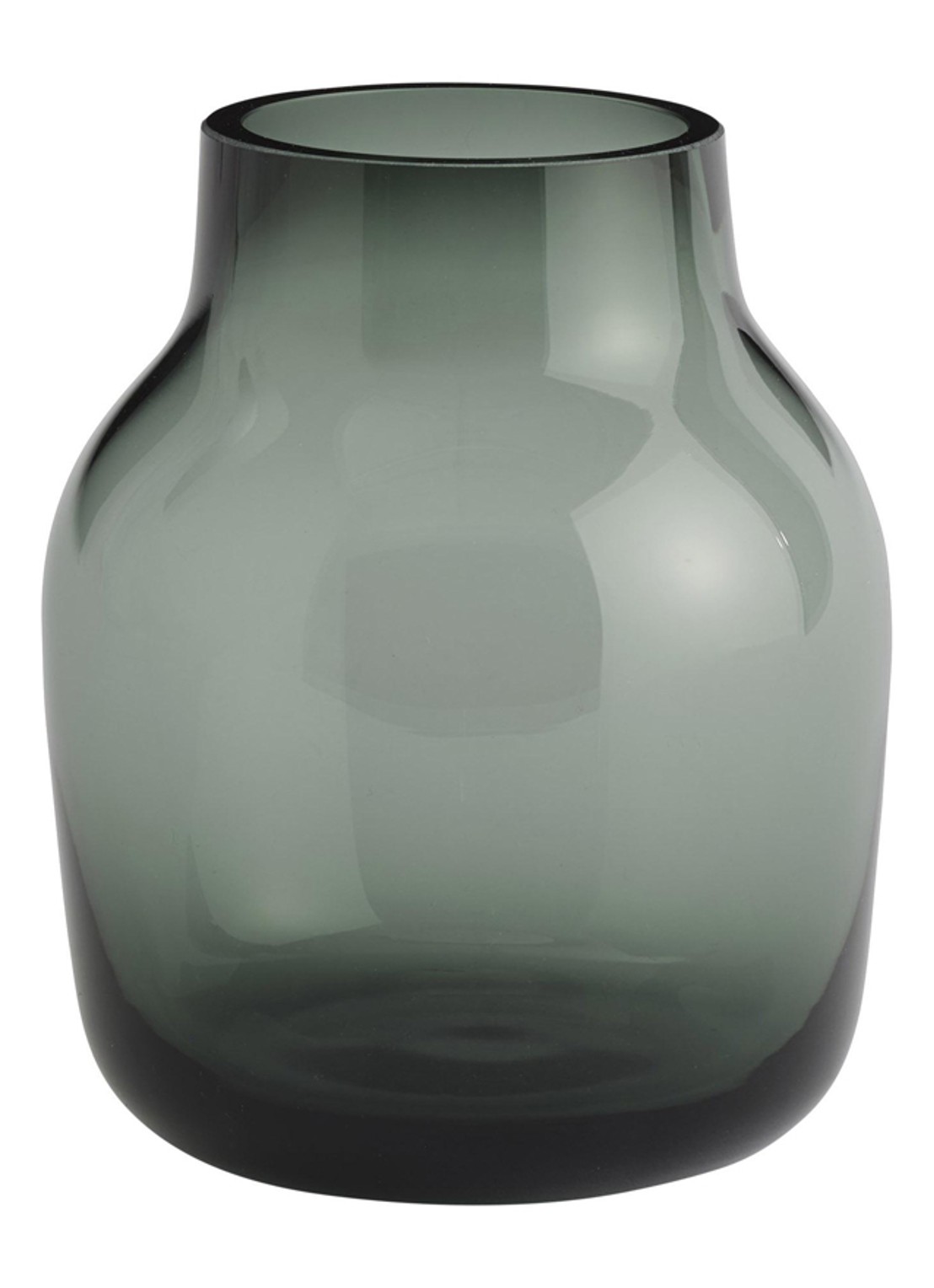 Muuto Silent vaas 11 cm - voorkant groen