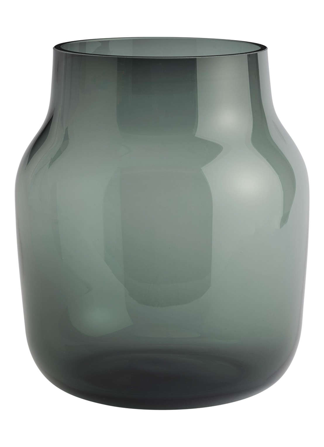 Muuto Silent vaas 20 cm - voorkant groen
