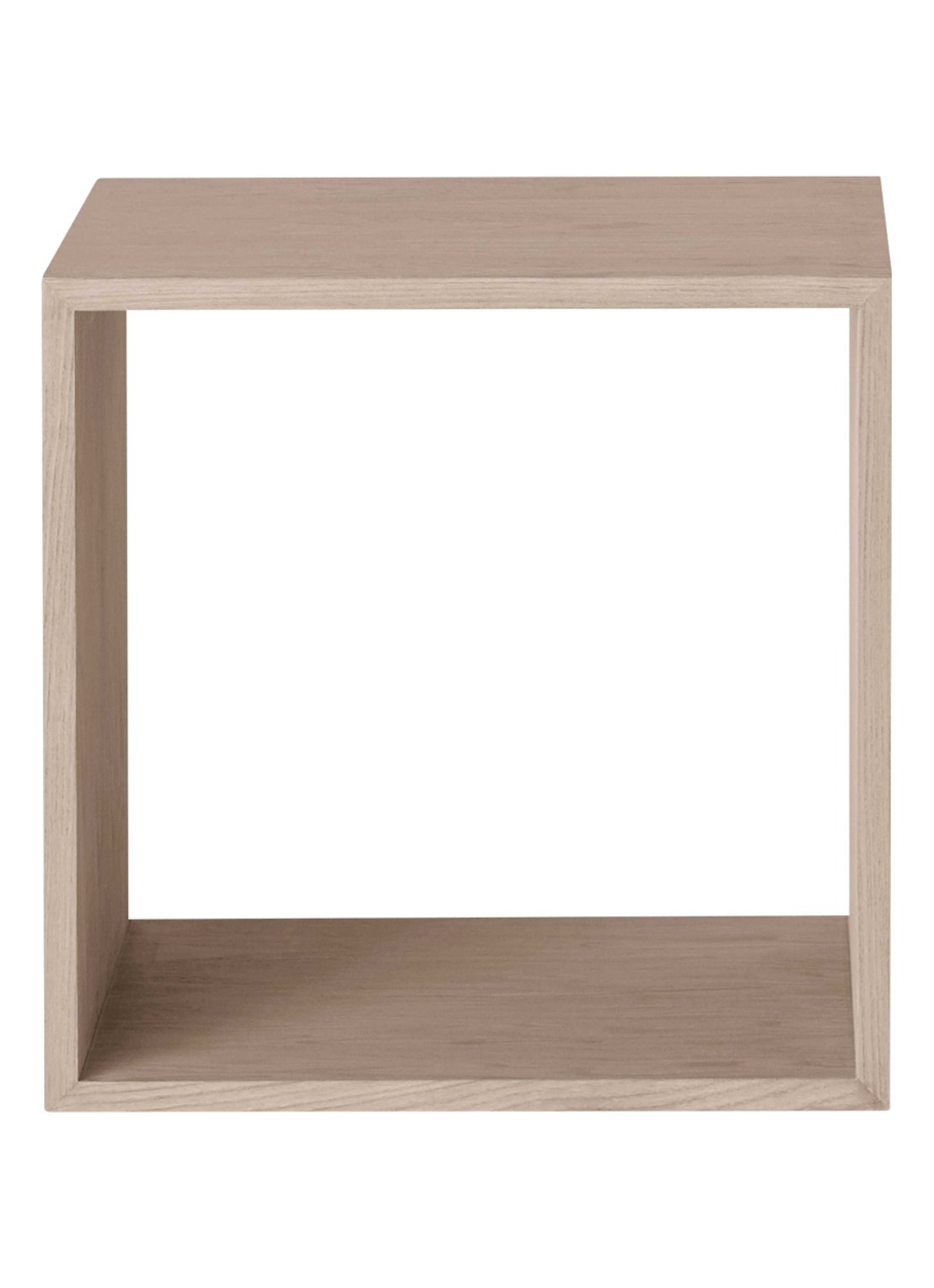 Muuto Stacked 2.0 kast medium   - voorkant naturel