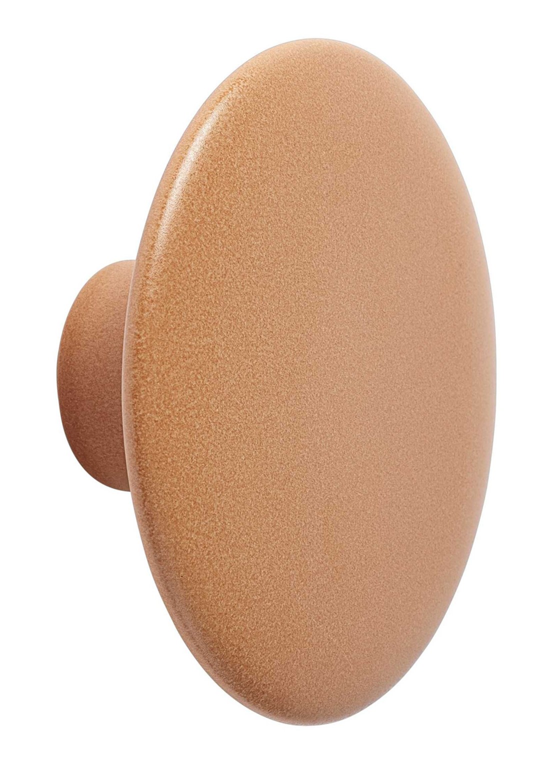 Muuto The Dots Ceramic wandhaak 13 cm - voorkant oranje