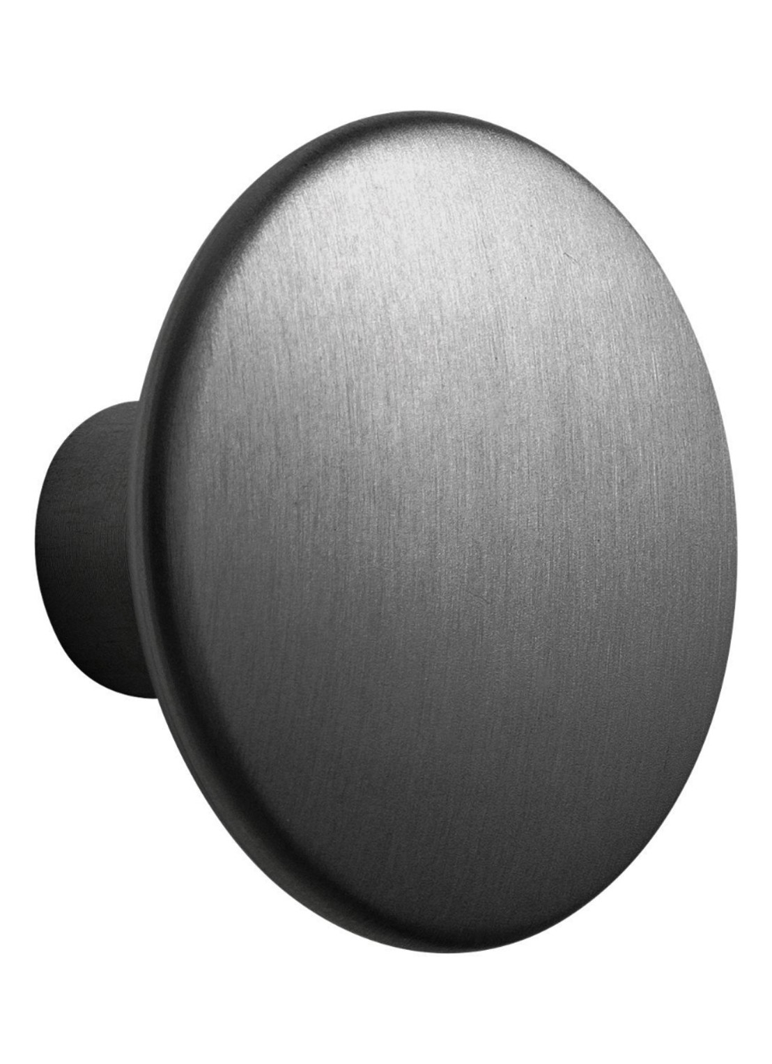 Muuto The Dots Metal haak Ø5 cm  - voorkant zwart
