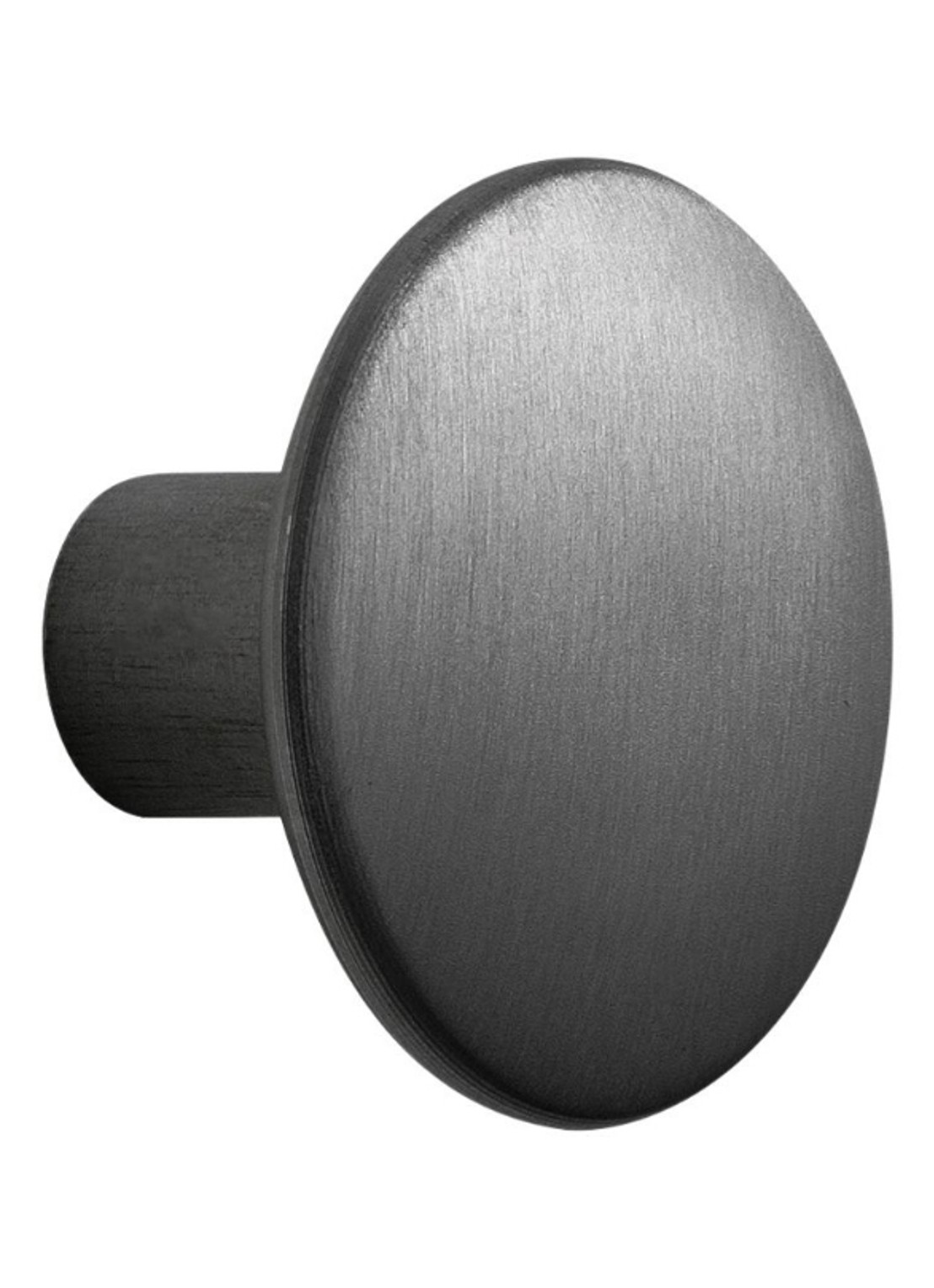 Muuto The Dots Metal haak  - voorkant zwart
