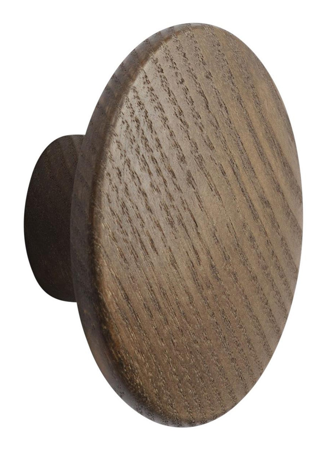 Muuto The Dots wandhaak 6,5 cm - voorkant bruin