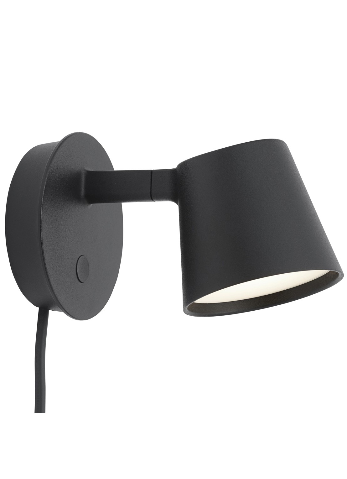 Muuto Tip wandlamp - voorkant zwart