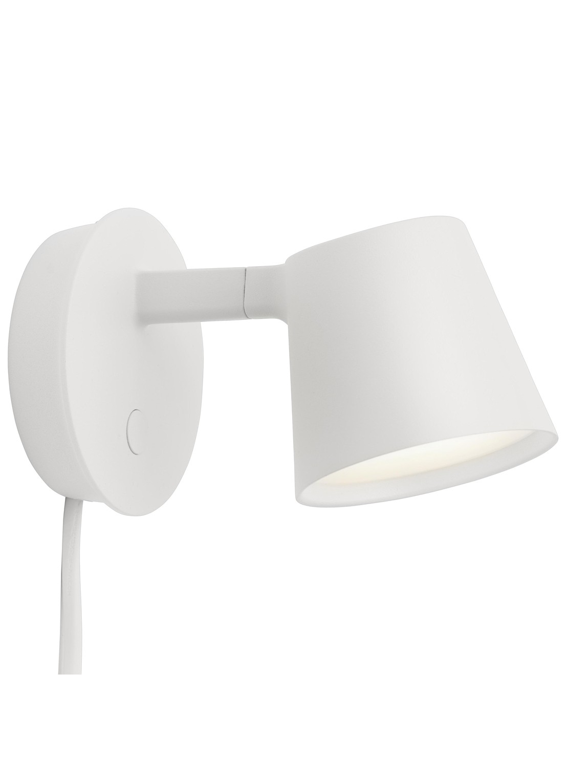 Muuto Tip wandlamp - voorkant wit