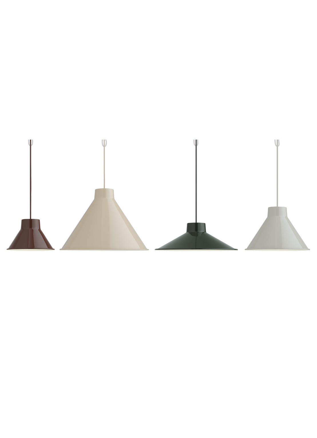 Muuto Top hanglamp Ø36 cm  - detail 2 groen