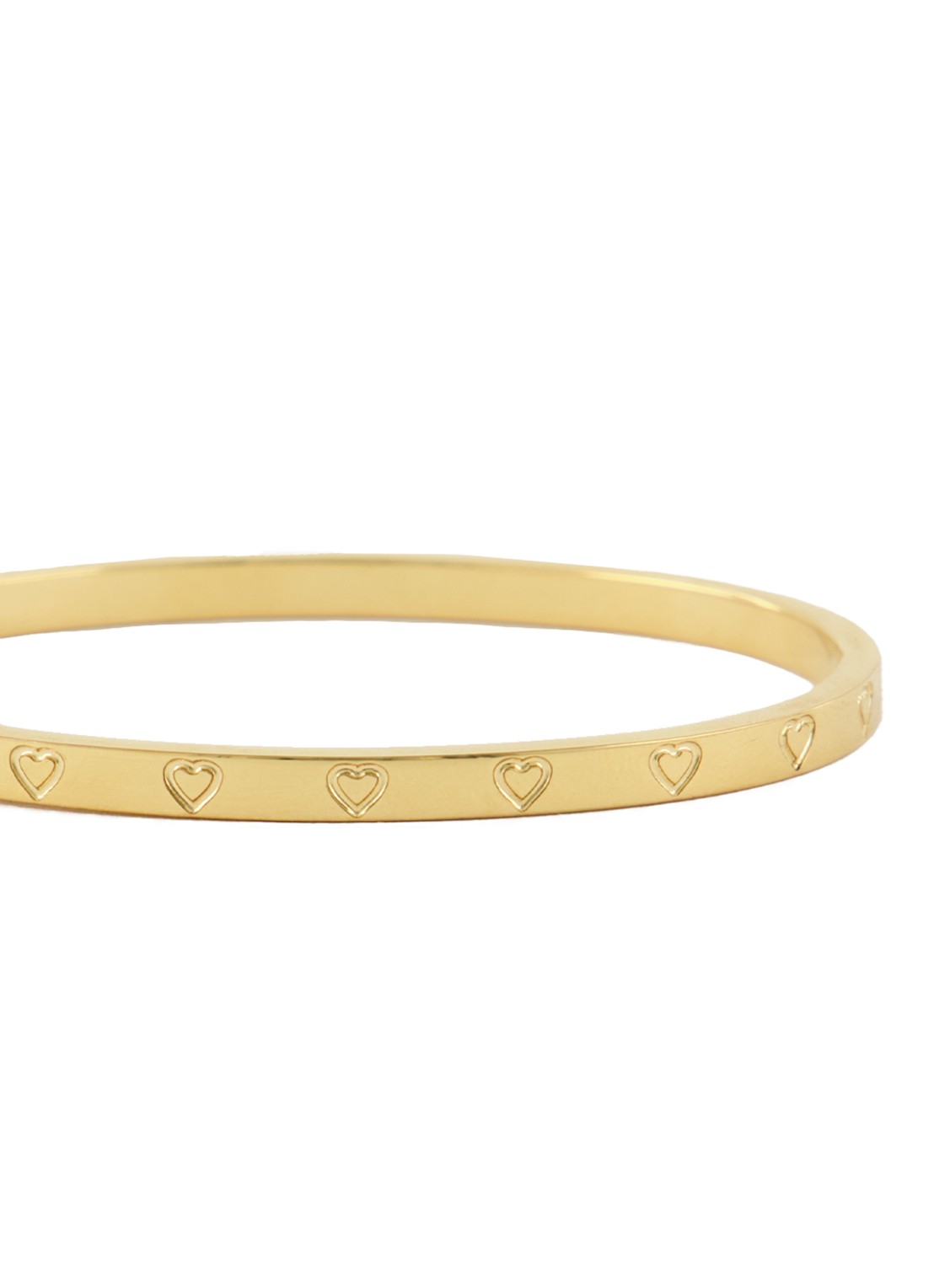 My Jewellery Bangle engraved hearts - achterkant 3 goud