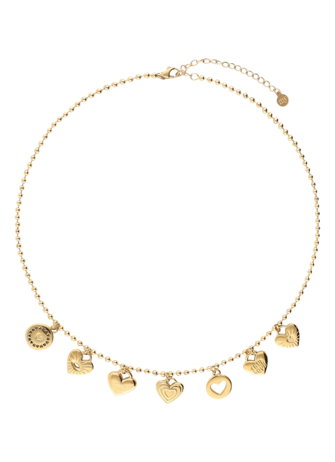 My Jewellery Candy ketting met bedels - voorkant 2 goud