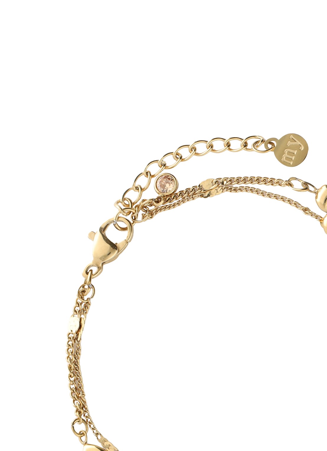 My Jewellery Dream Chaser armband met hangers - detail 4 goud