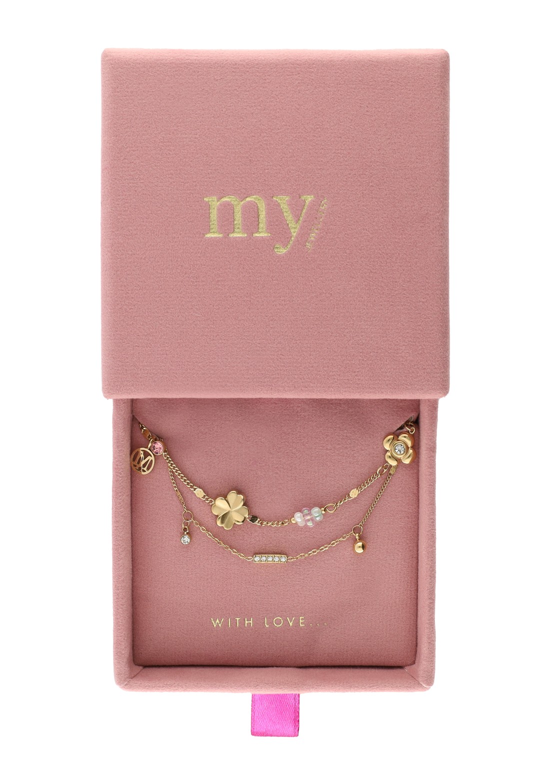 My Jewellery Dream Chaser armband met hangers - detail 5 goud
