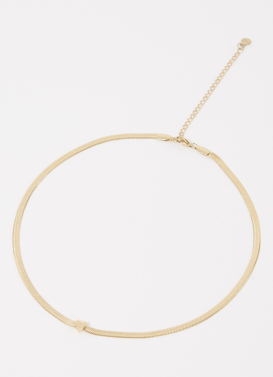 My Jewellery Heart ketting - detail 2 goud