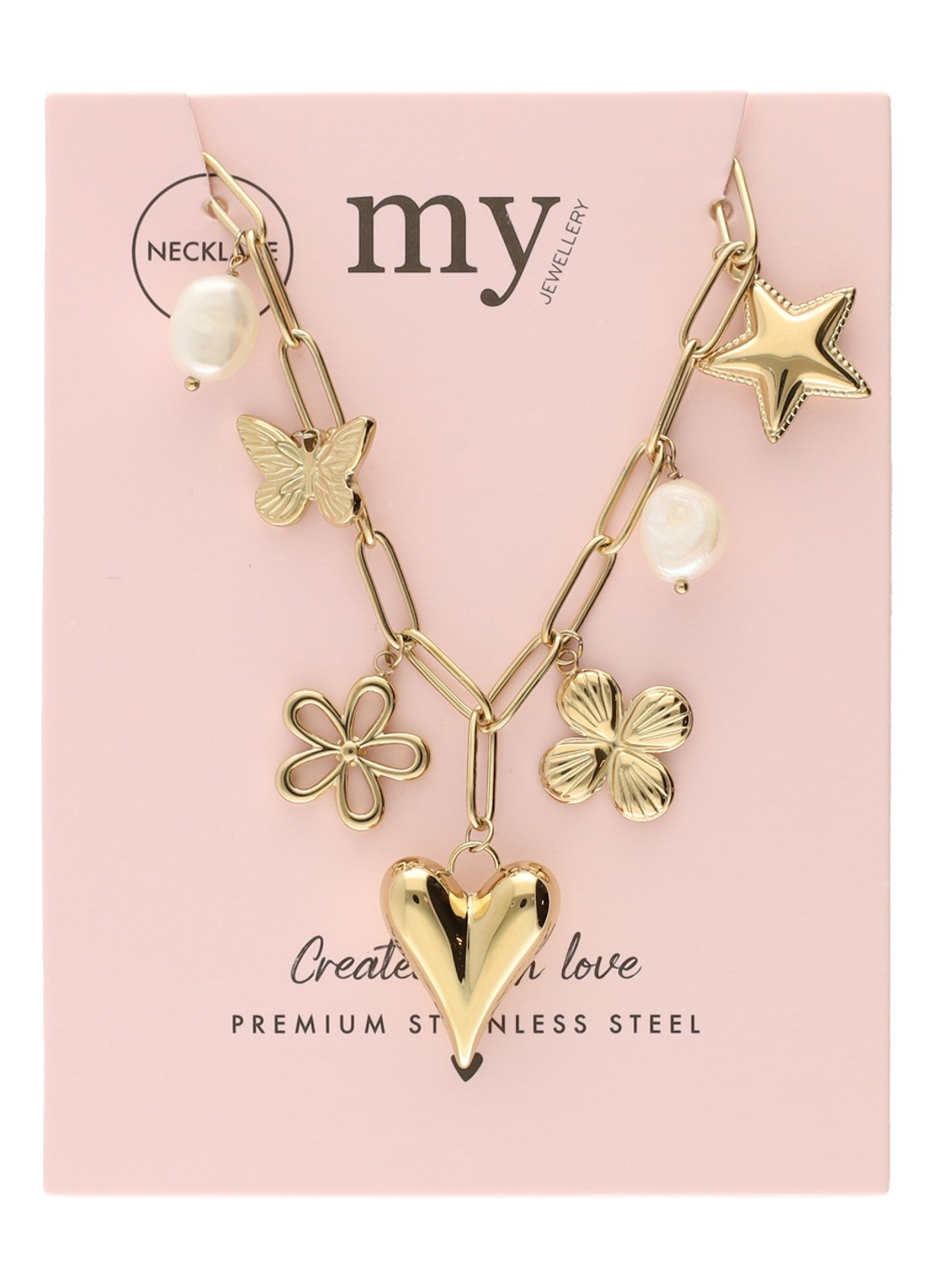 My Jewellery Ketting met hangers - detail 5 goud