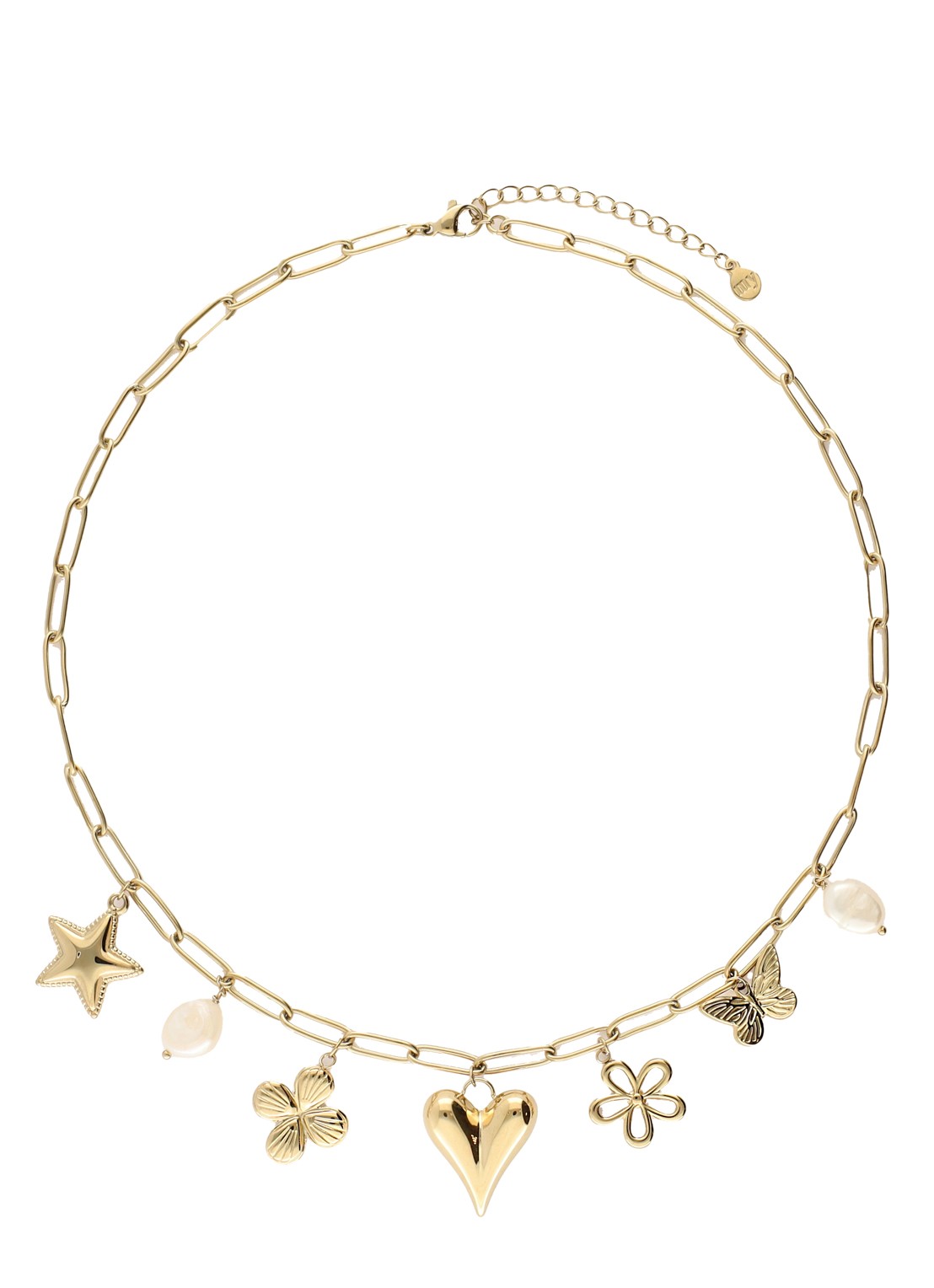 My Jewellery Ketting met hangers - voorkant 2 goud