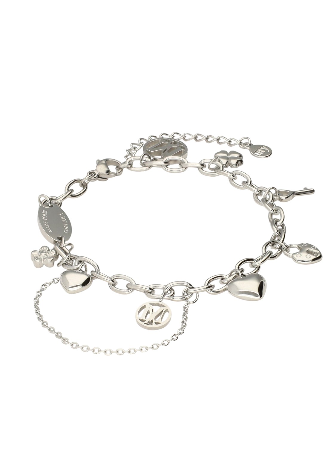 My Jewellery Love life bedelarmband  - achterkant zilver