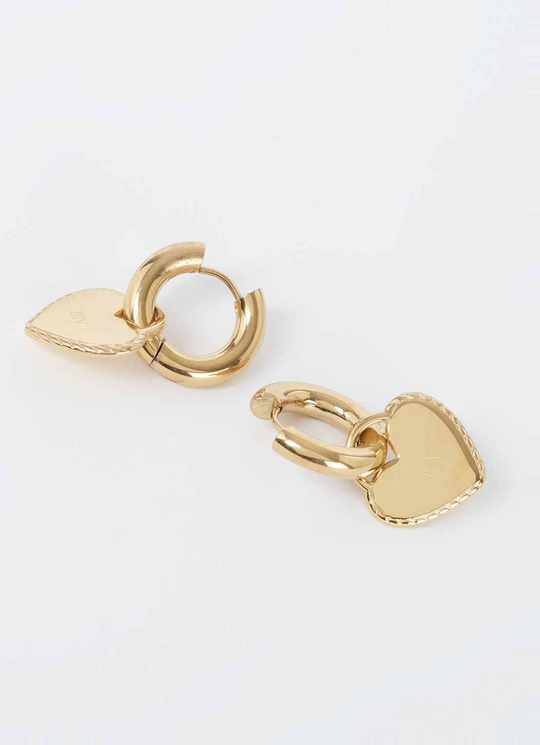 My Jewellery Oorbel candy couture hart - detail goud