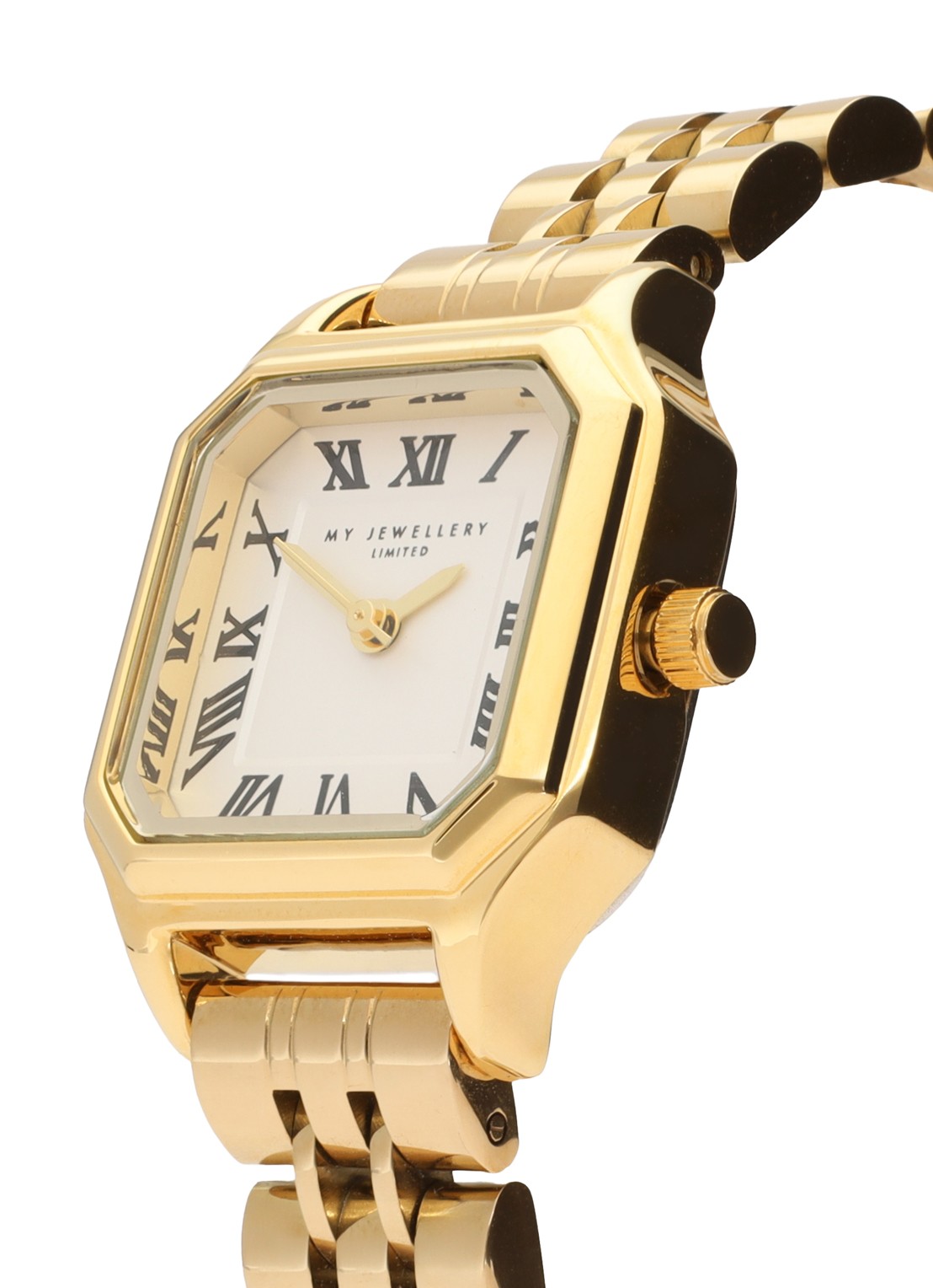 My Jewellery Vintage horloge  - achterkant 2 goud  -  mj11014-1200