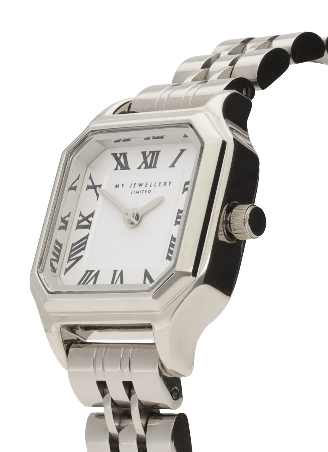 My Jewellery Vintage horloge  - achterkant 4 zilver  -  mj11014-1500