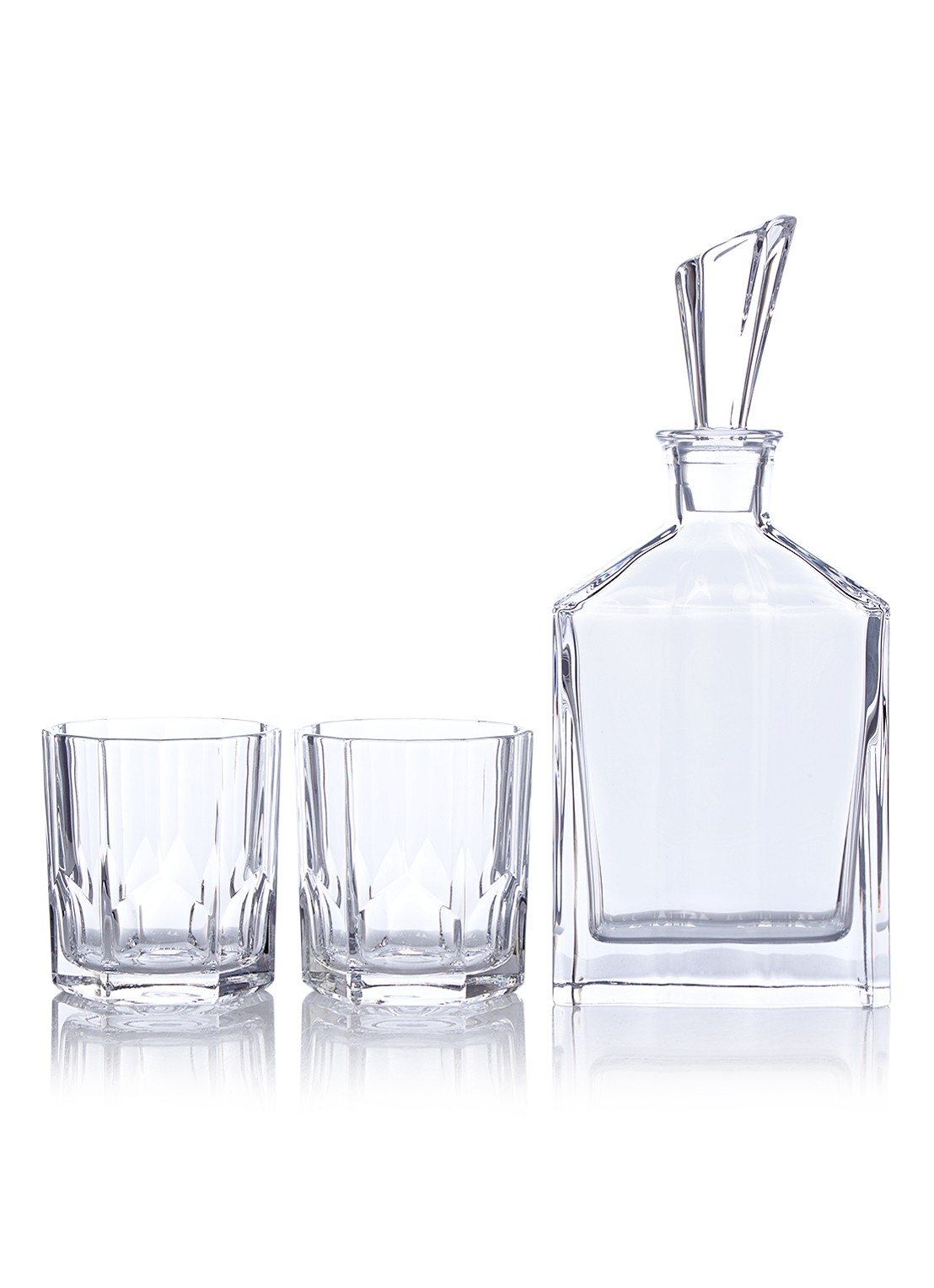 Nachtmann Aspen karaf met whiskyglazen 3-delig - voorkant undefined
