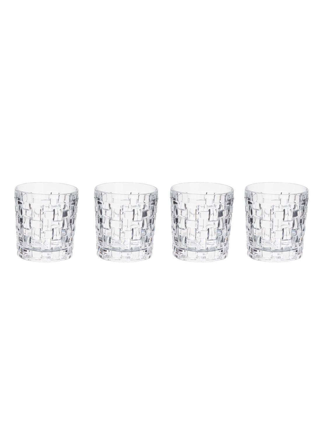 Nachtmann Bossa Nova whiskyglas set van 4 - voorkant transparant