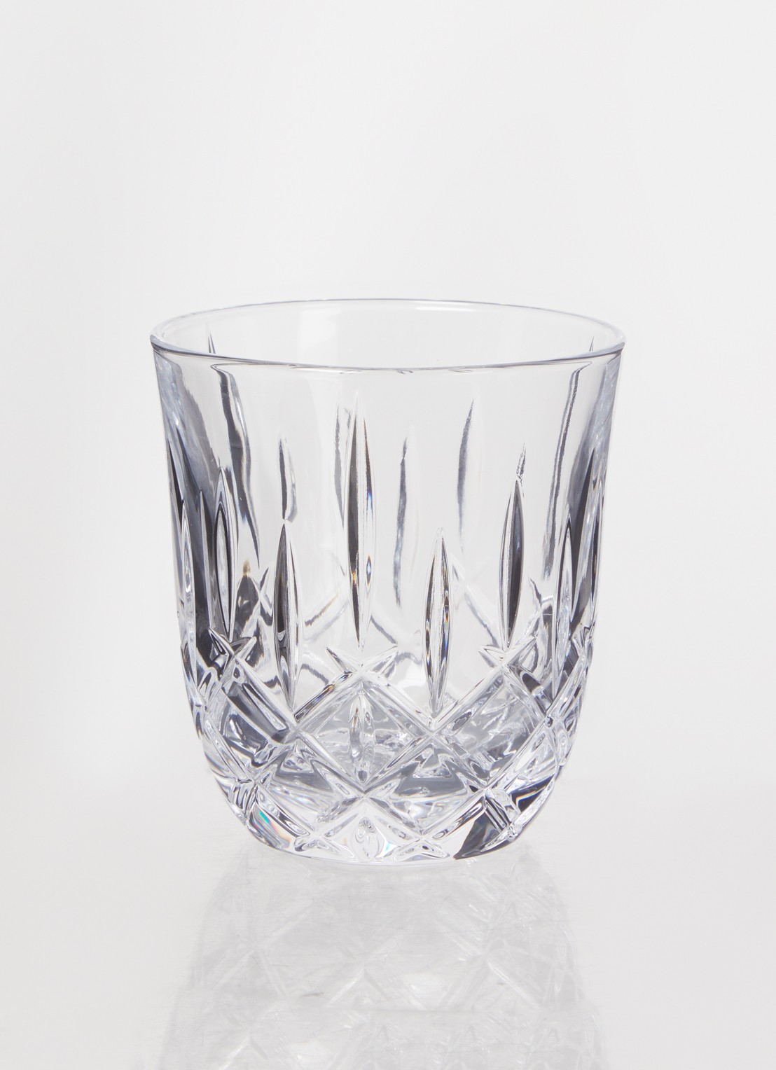 Nachtmann Noblesse cappuccinoglas 23 cl set van 2 - voorkant 2 transparant