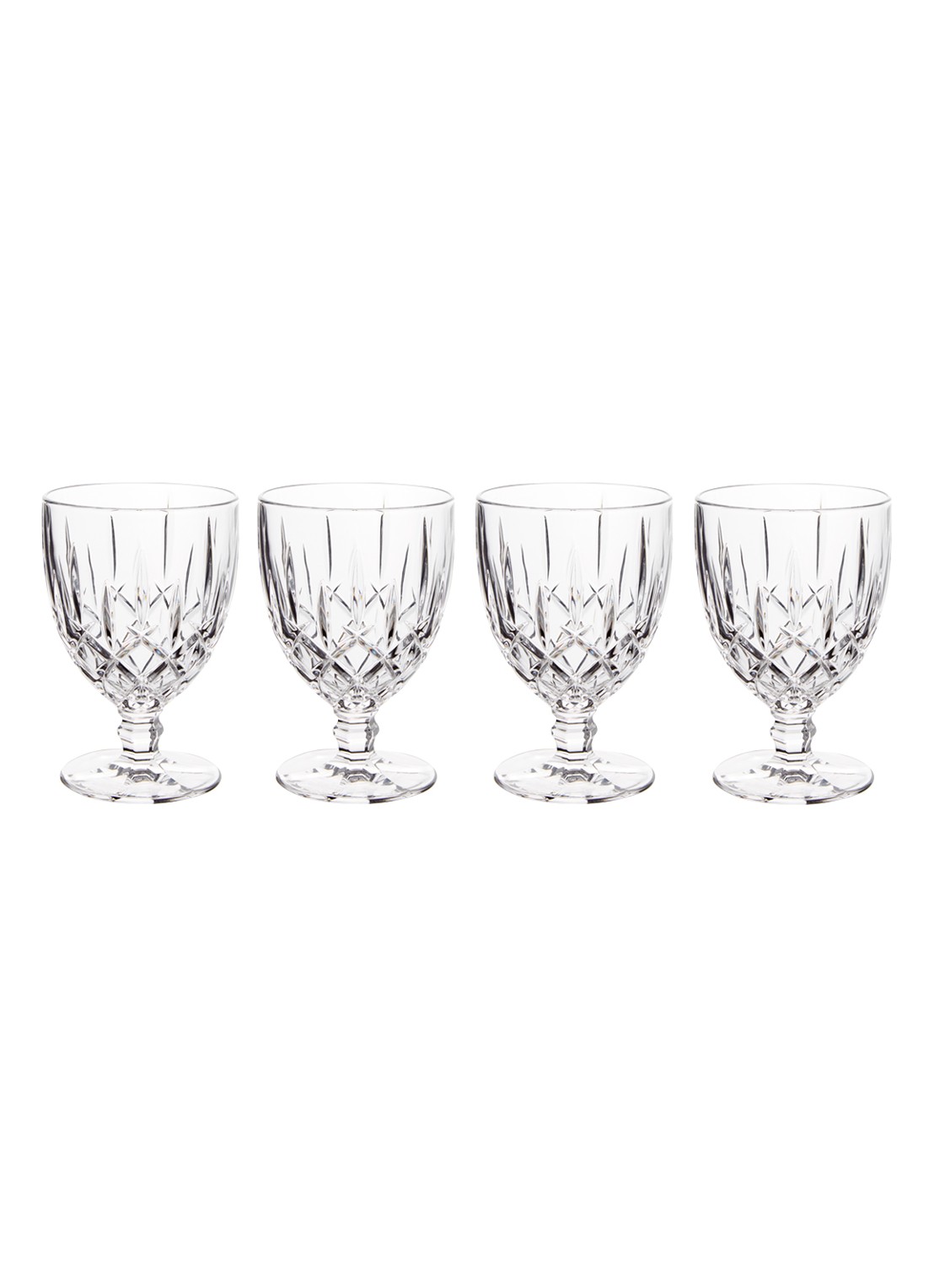Nachtmann NoBlesse Glas set van 4  - voorkant transparant