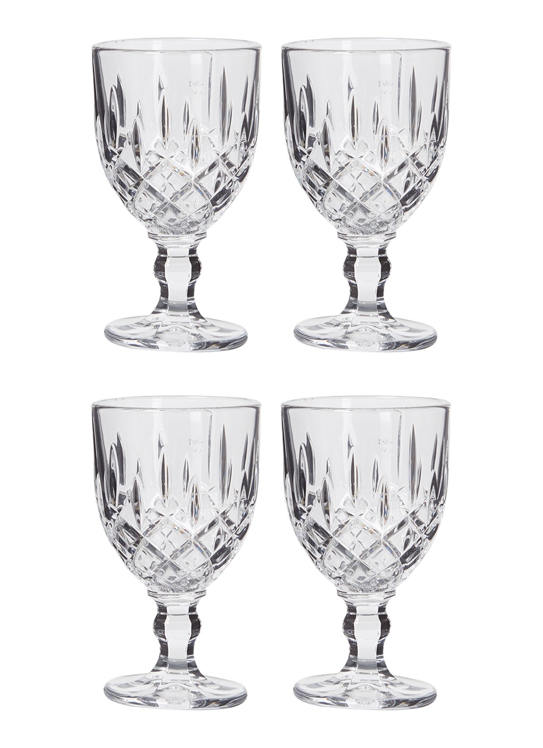 Nachtmann Noblesse likeurglas 5,7 cl set van 4 - voorkant transparant