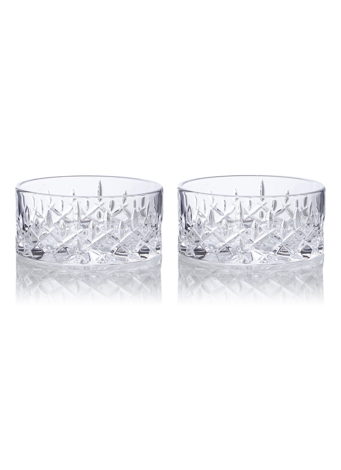 Nachtmann Noblesse partyschaal 11 cm set van 2 - voorkant transparant